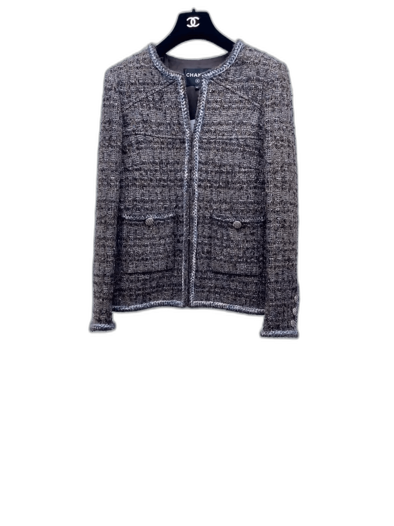 Chanel Chanel Colorful Woven Jacket from Forest Collection Size L / US 10 / IT 46 - 1 Thumbnail