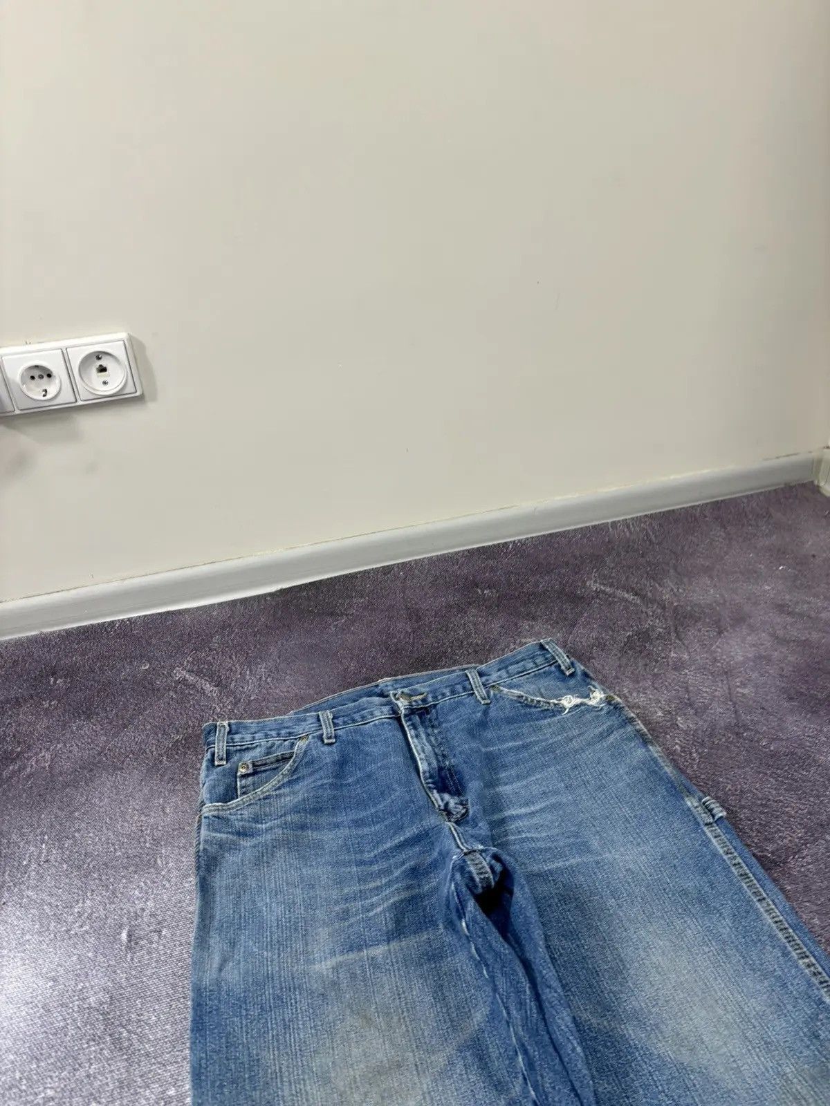 Dickies × Vintage Vintage Dickies Y2K Blue Denim Hype Baggy Jeans Size US 36 / EU 52 - 9 Thumbnail