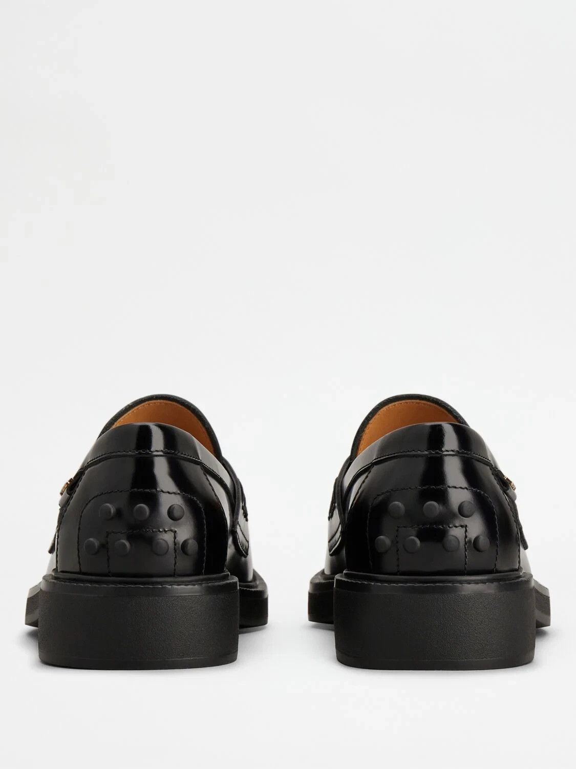 Tod's TOD'S Black Leather Loafers New Size US 5 / IT 35 - 3 Thumbnail