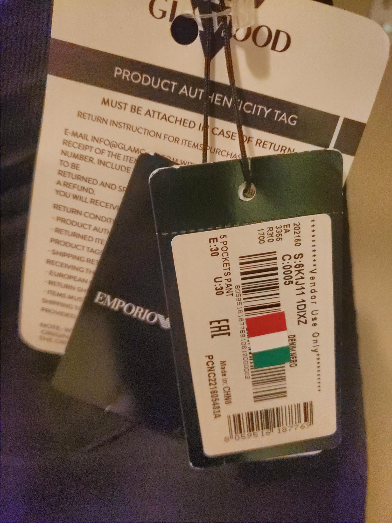 Emporio Armani Emporio Armani J11 Skinny Fit Jeans W30 New Denim Size US 30 / EU 46 - 3 Thumbnail