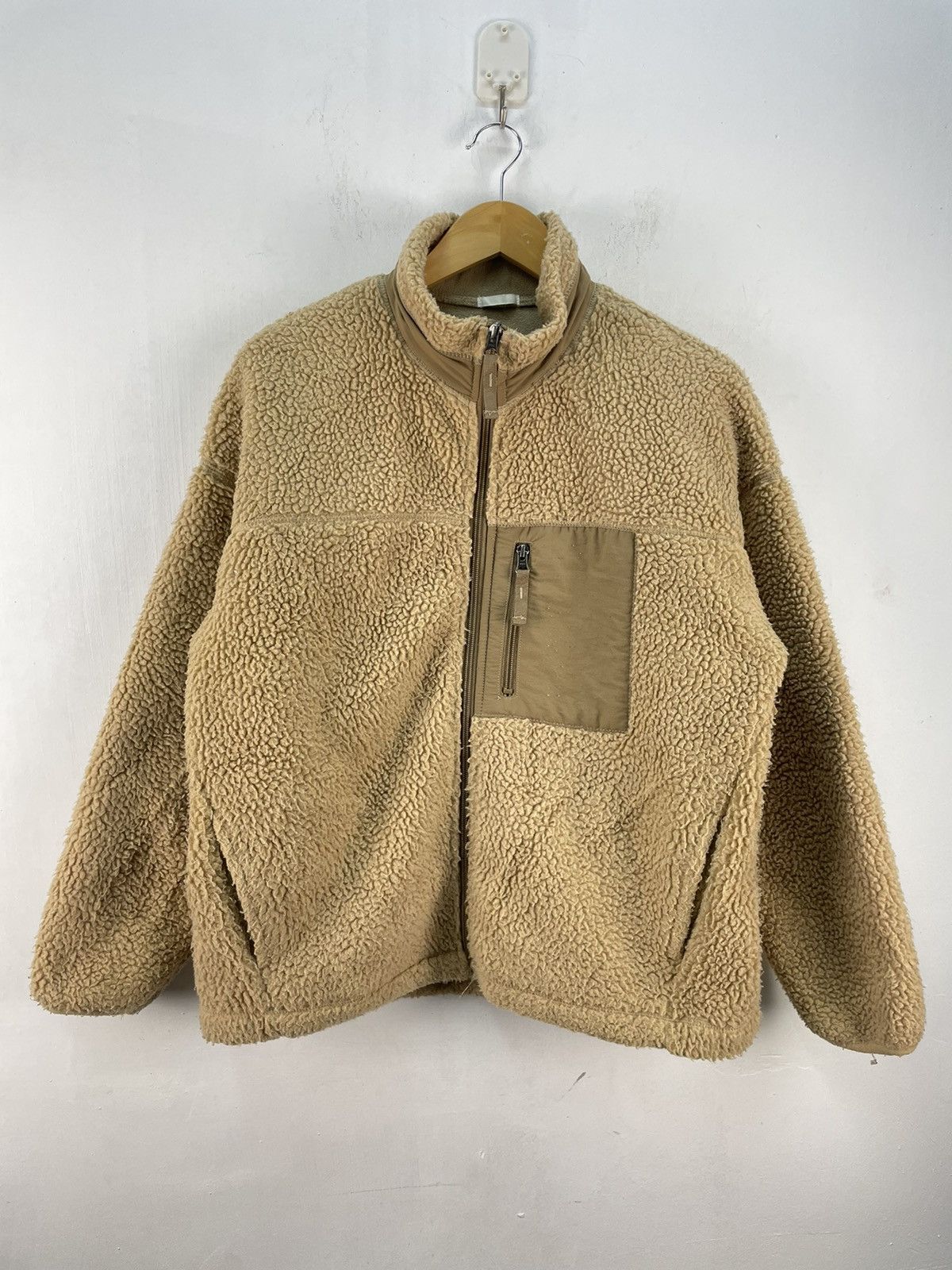 GU Japanese Brand GU Retro Deep Pile Fleece Jacket Sherpa Size US M / EU 48-50 / 2 - 4 Thumbnail