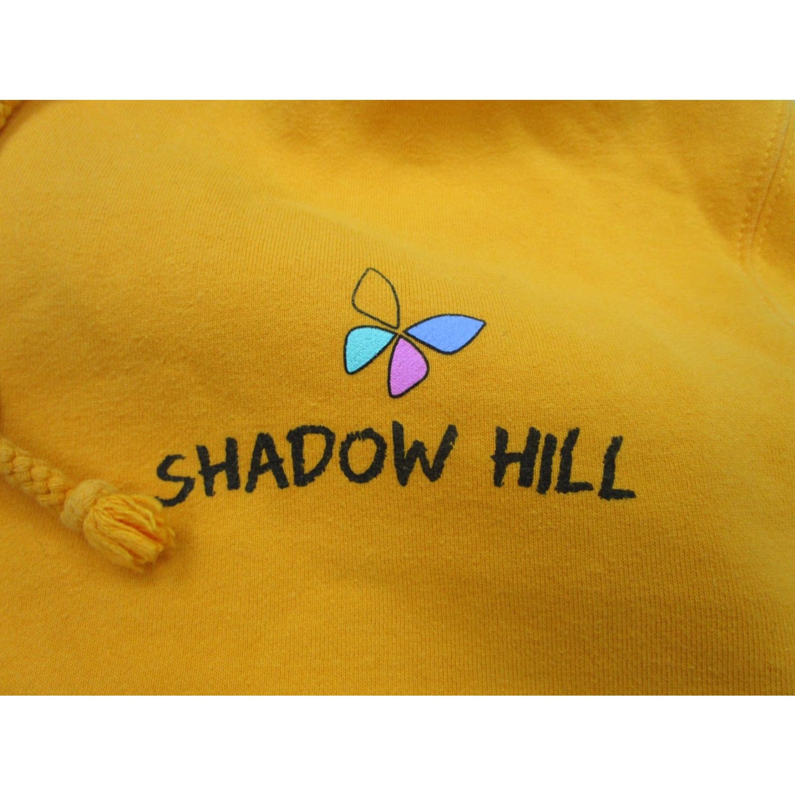 Shadow Hill Shadow Hill Hoodie Mens Small Yellow Sweatshirt Pullover Hooded Zip? Drawstring Regular Fit Cotton Fleece Logo Sweatshirt - wait. Size US S / EU 44-46 / 1 - 4 Thumbnail