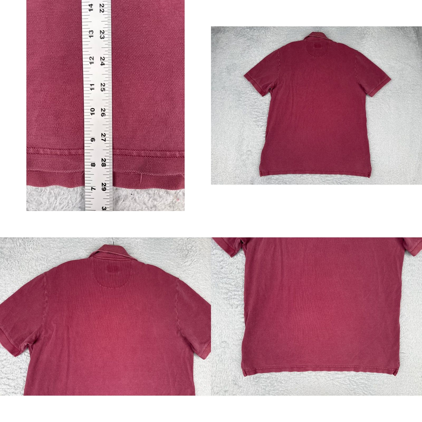 Lacoste VINTAGE Lacoste Polo Shirt Men 5 Red Short Sleeve 100% Cotton Croc Logo Slim Golf Read Size US S / EU 44-46 / 1 - 9 Thumbnail