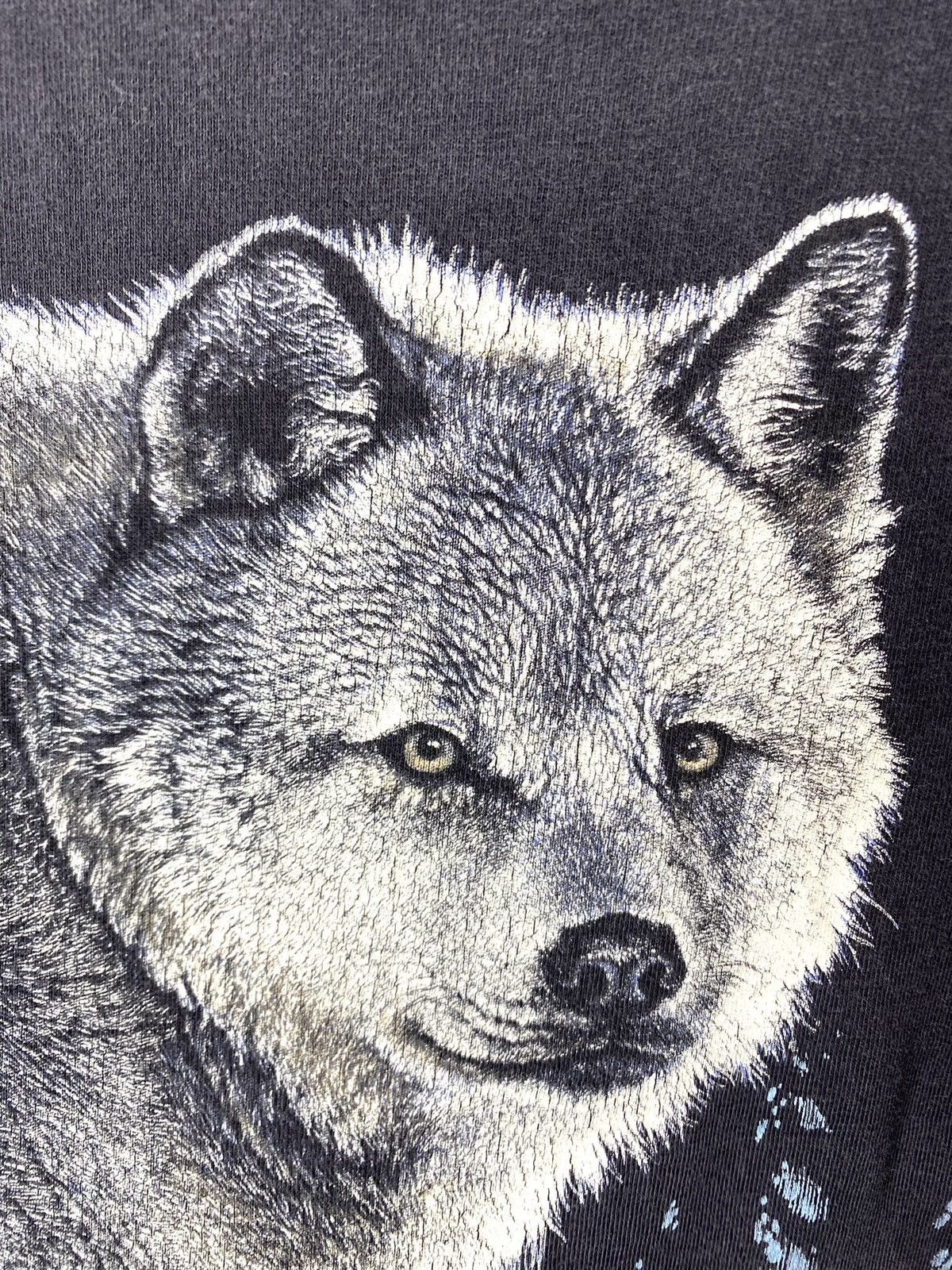 Vintage 90’s Vintage Wolf T Shirt All Over Print Hype Supreme Style Size US XL / EU 56 / 4 - 6 Thumbnail