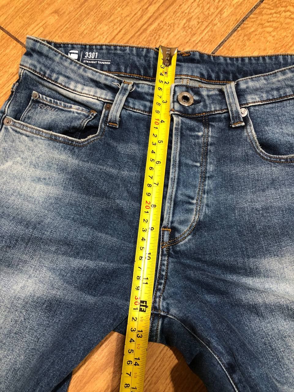 G-Star Vintage G-Star Raw 3301 Straight Tapered Denim Jeans Size 30 Size US 30 / EU 46 - 14 Thumbnail
