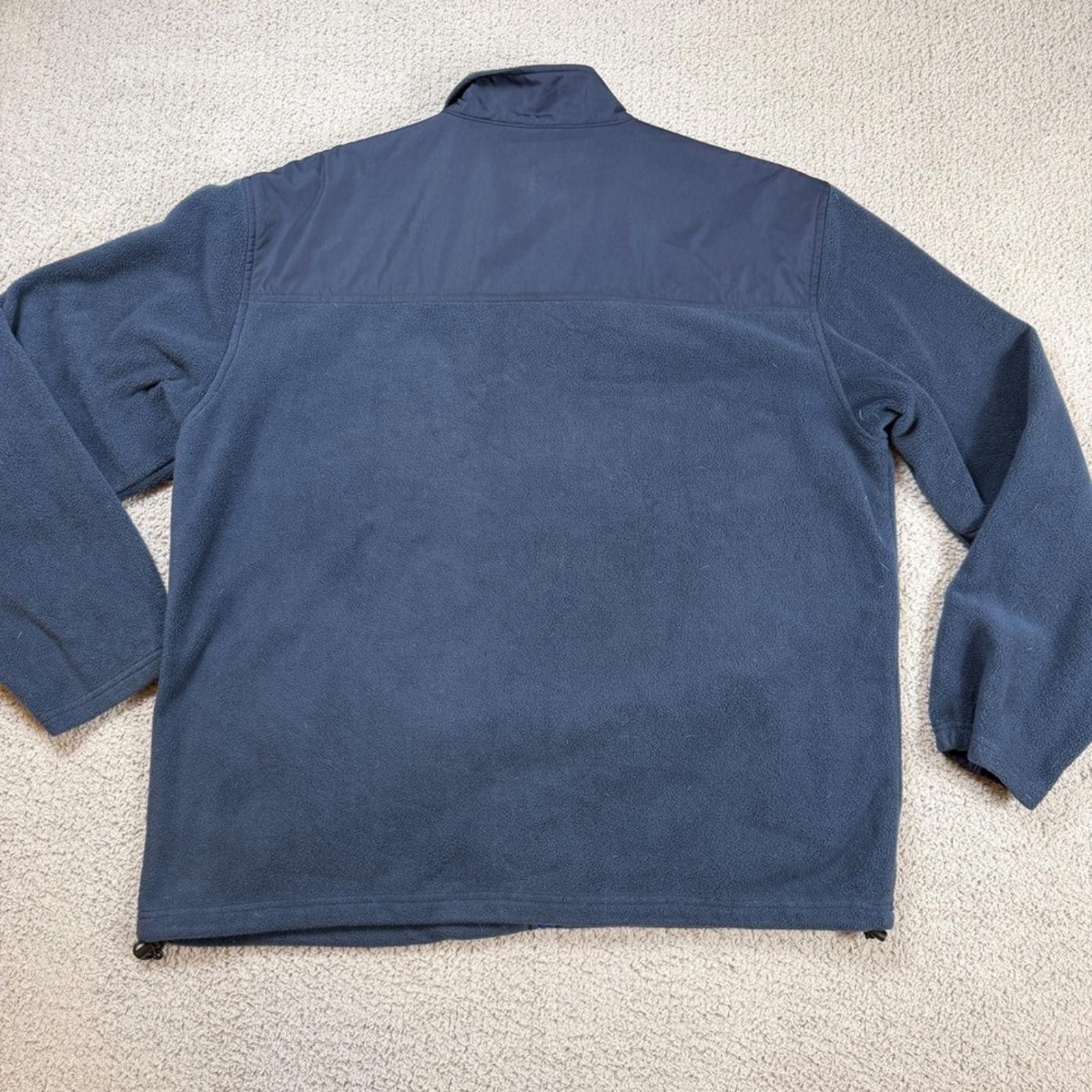Chaps Chaps Men XXL Navy Fleece Full Zip Jacket Mock Neck Size US XXL / EU 58 / 5 - 2 Thumbnail
