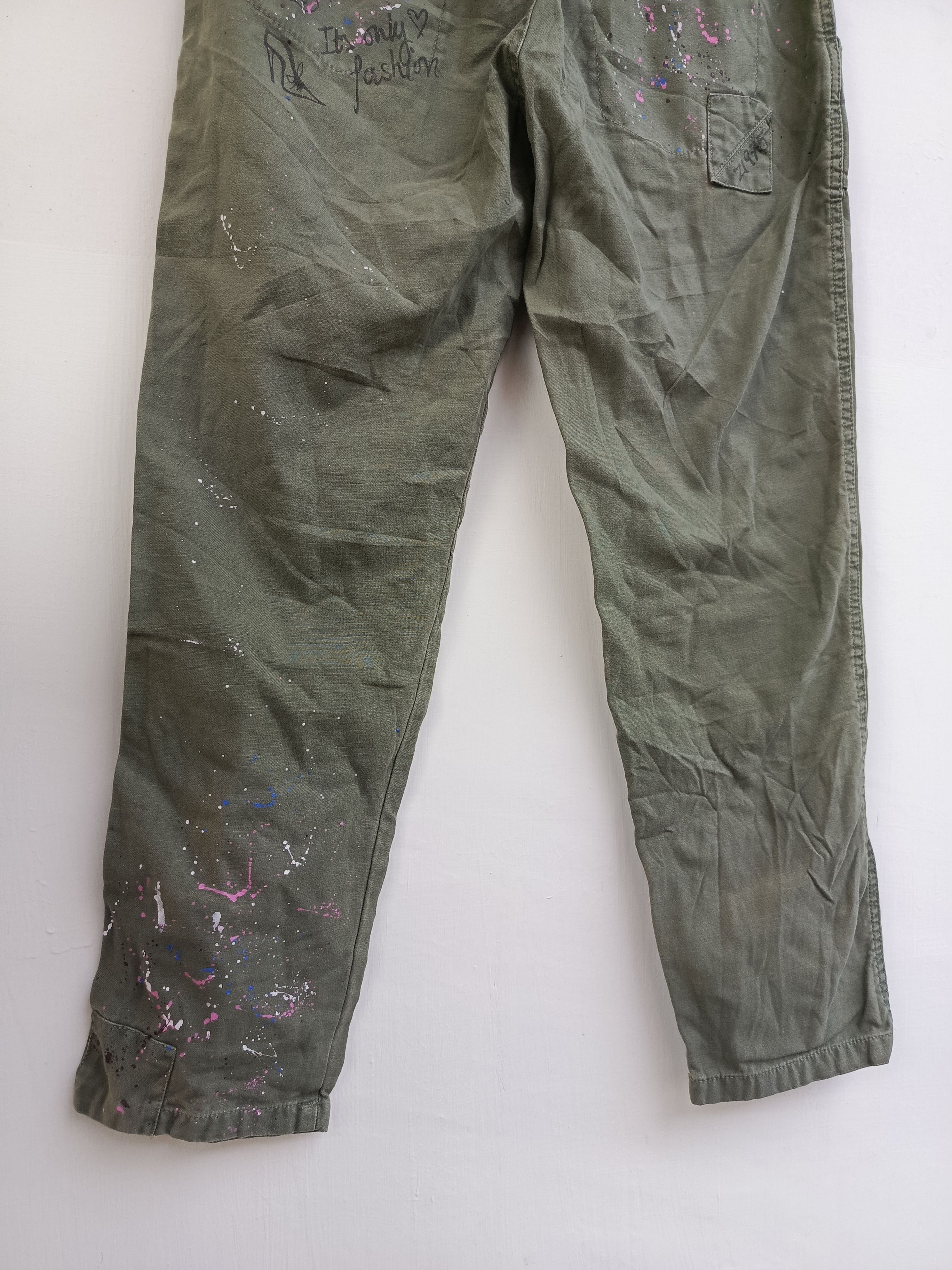 Zara Zara basic paint splatter pants Size 24" / US 00 / IT 34 - 6 Thumbnail