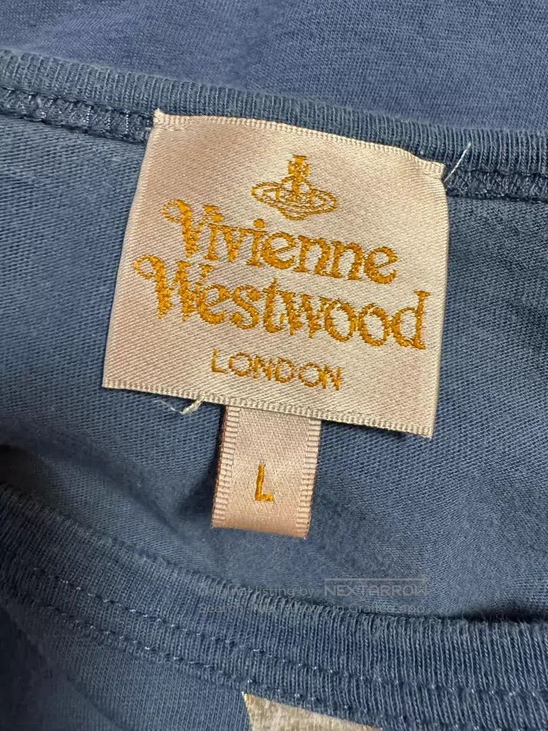 Vivienne Westwood Vivienne Westwood Blue Y2K Long Sleeve T-Shirt Underwear Size L / US 10 / IT 46 - 5 Thumbnail