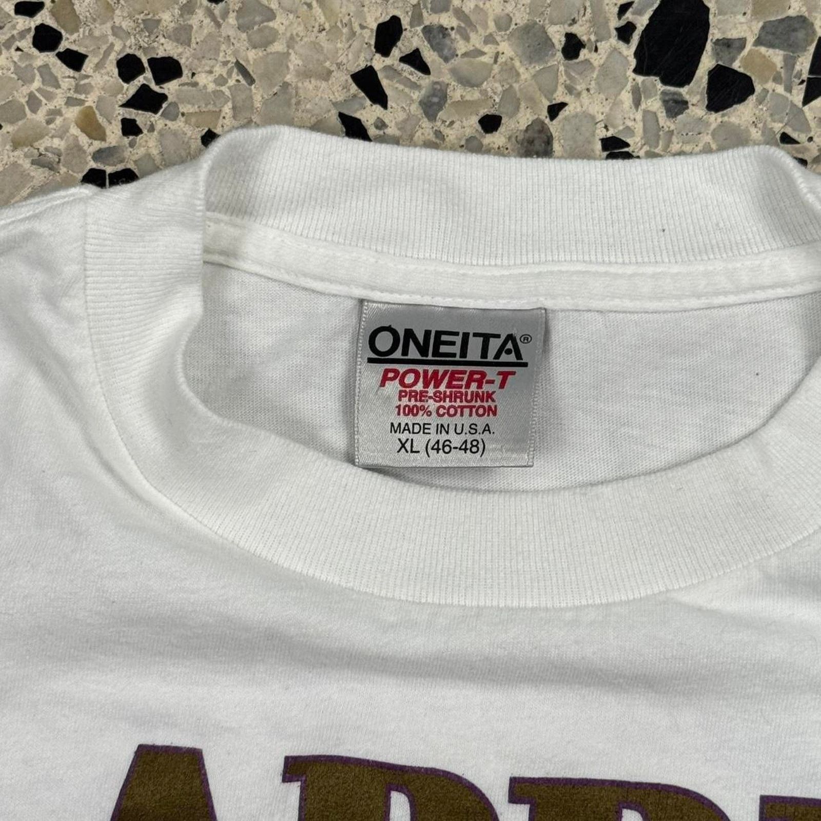 Fruit Of The Loom × Other × Vintage VINTAGE 90S SINGLE STITCH NORMAN HILL 60TH BIRTHDAY TEE: Size US XL / EU 56 / 4 - 4 Thumbnail