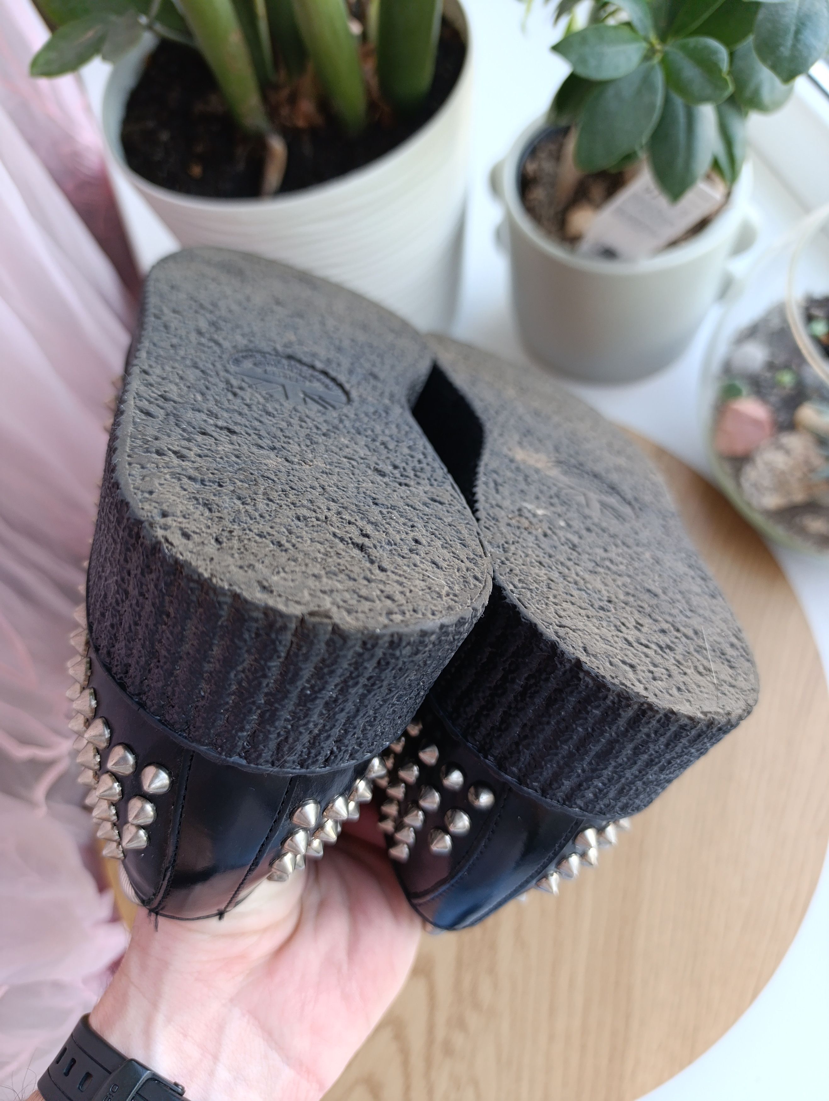 Other UNDERGROUND WOMEN STUDDED CREEPER SHOES THE ORIGINAL WULFRUN Size US 6 / IT 36 - 11 Thumbnail