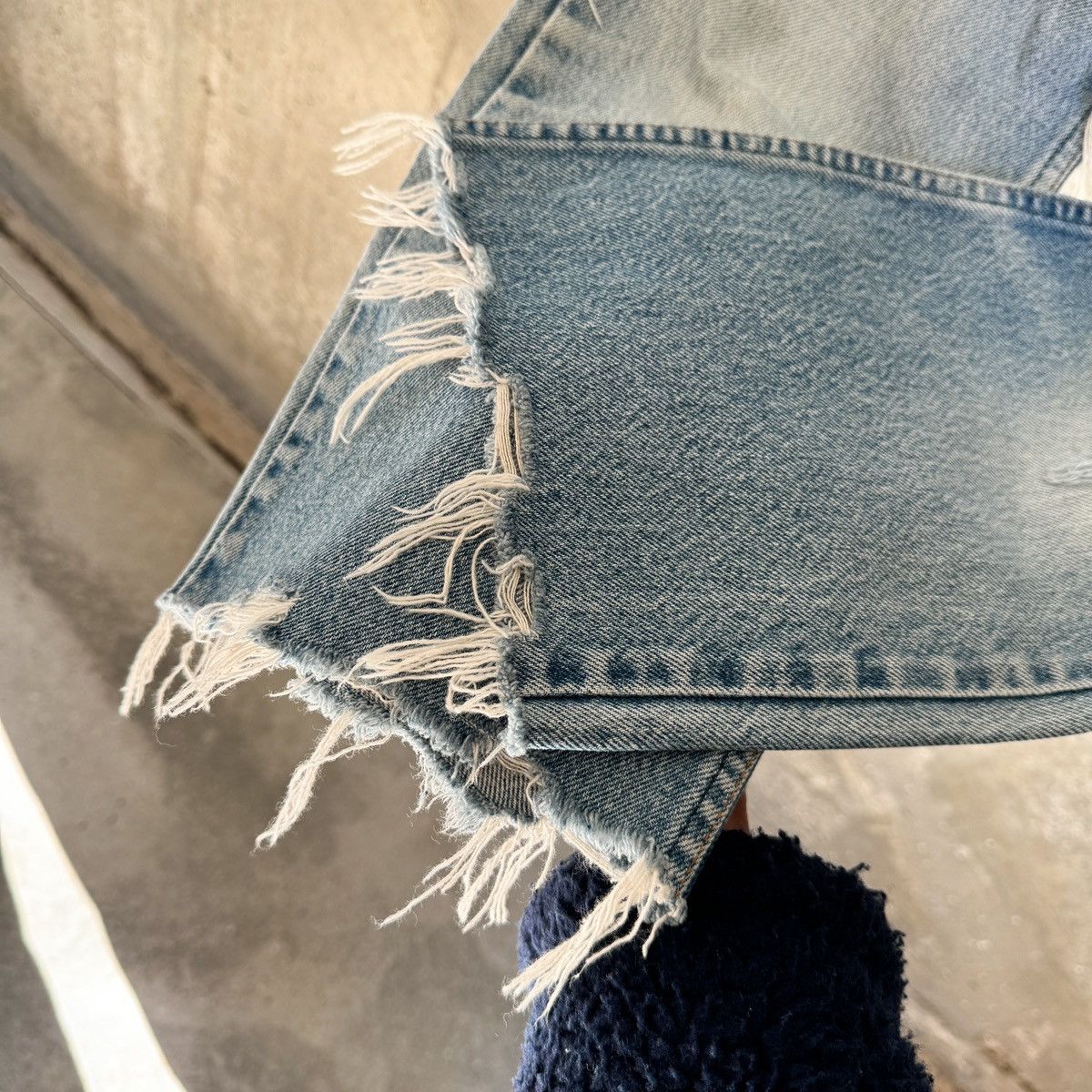 Levi's 80's THRASHED Orange Tab Denim Size US 30 / EU 46 - 13 Thumbnail