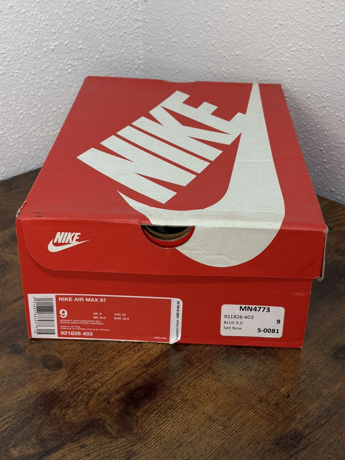 Nike Nike Air Max 97 Midnight Navy size 9 Size US 9 / EU 42 - 5 Thumbnail