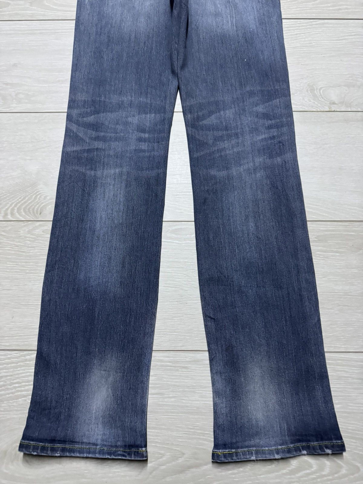 Japanese Brand Vintage Back Number Talon Zip Slim Fit Skinny Jeans Size US 28 / EU 44 - 6 Thumbnail