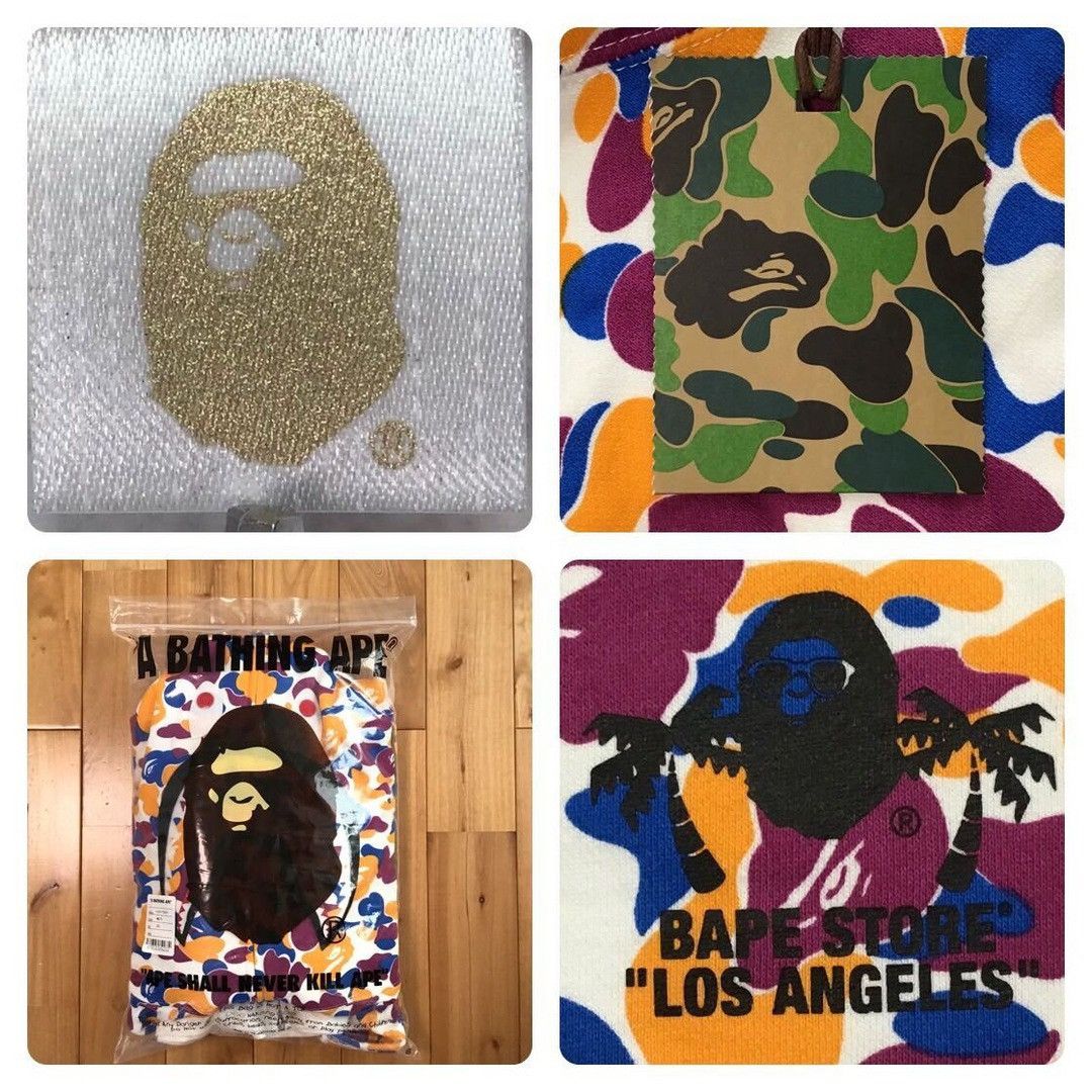 Bape 2023 🔥LA STORE CAMO🔥 shark full zip hoodie BAPE APE Size US XXL / EU 58 / 5 - 10 Thumbnail
