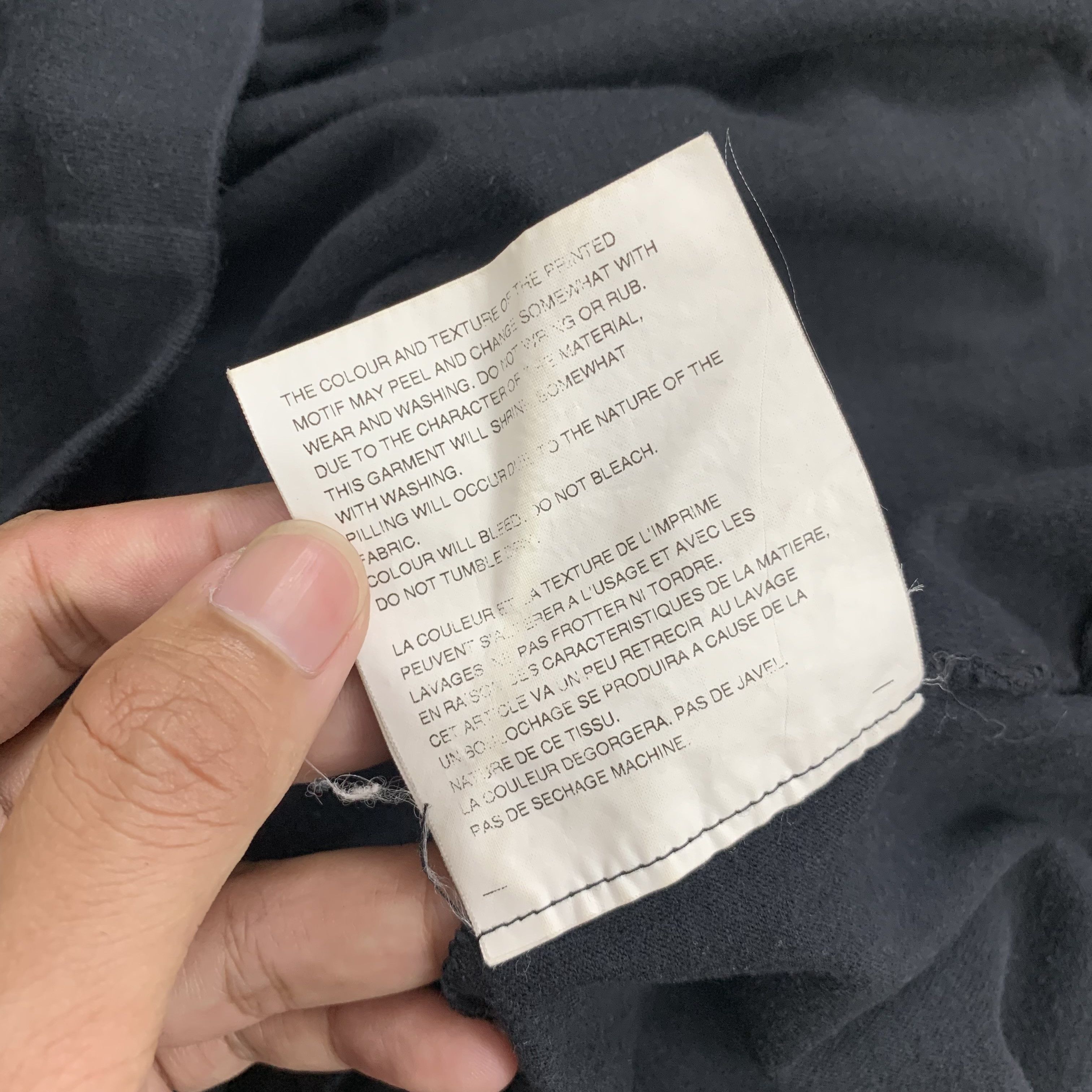 Comme des Garcons AD2018 Comme des Garcons Side Taped Longsleeve Tshirt Size US L / EU 52-54 / 3 - 8 Thumbnail