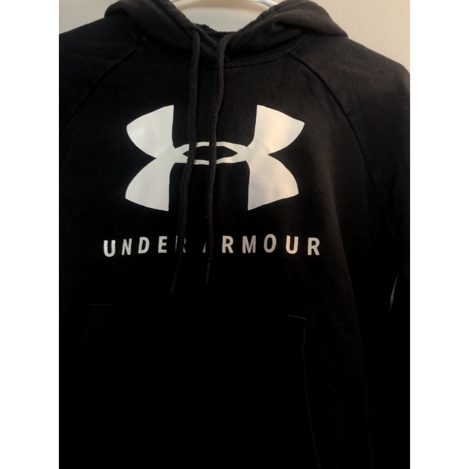 Under Armour Under Armour Hoodie Sweatshirt Pullover Black White Logo Women’s XS Size XS / US 0-2 / IT 36-38 - 2 Thumbnail