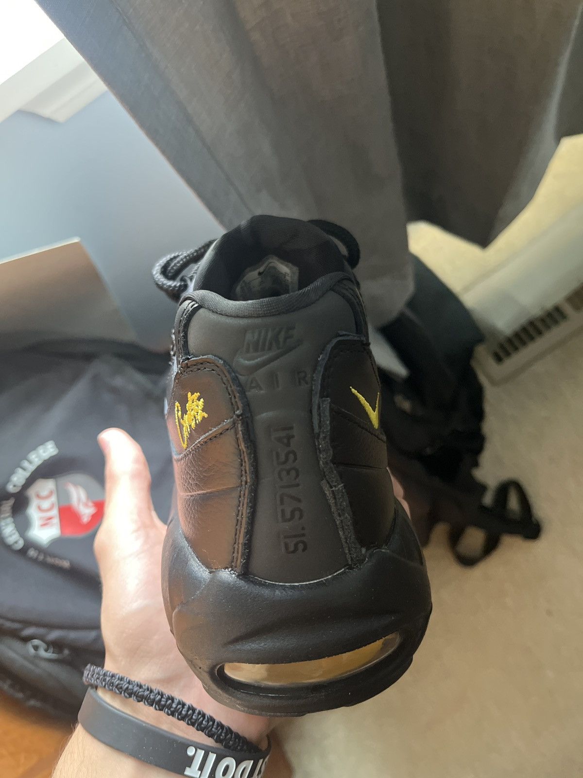 Corteiz × Nike Nike Air Max 95 Corteiz Honey Blacks size 8.5 Size US 8.5 / EU 41-42 - 9 Thumbnail