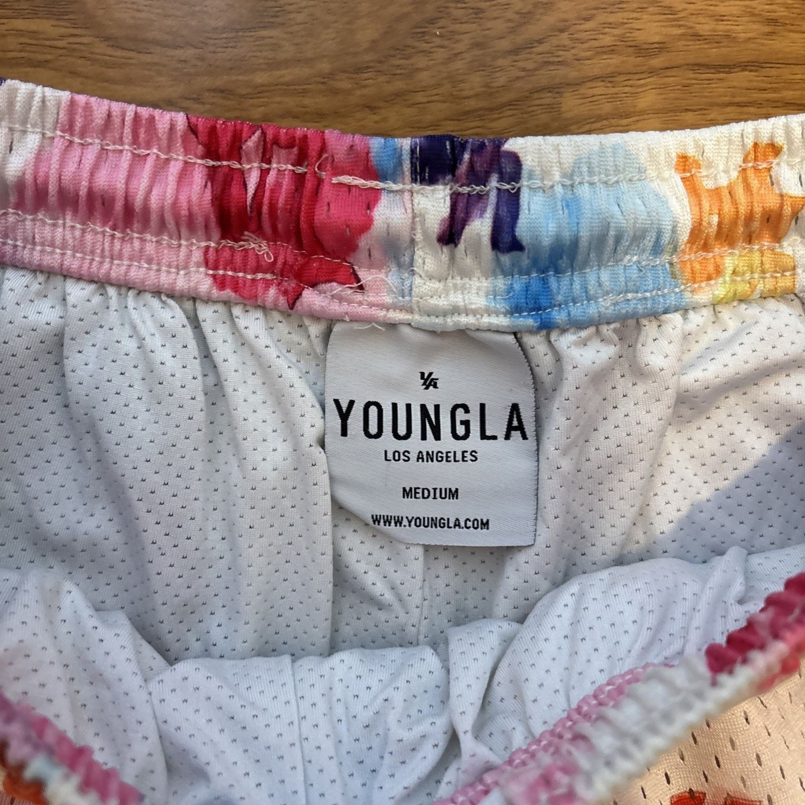 YoungLA Young La Shorts Size Medium Colorful Shorts New Conditions Size 33" - 4 Thumbnail