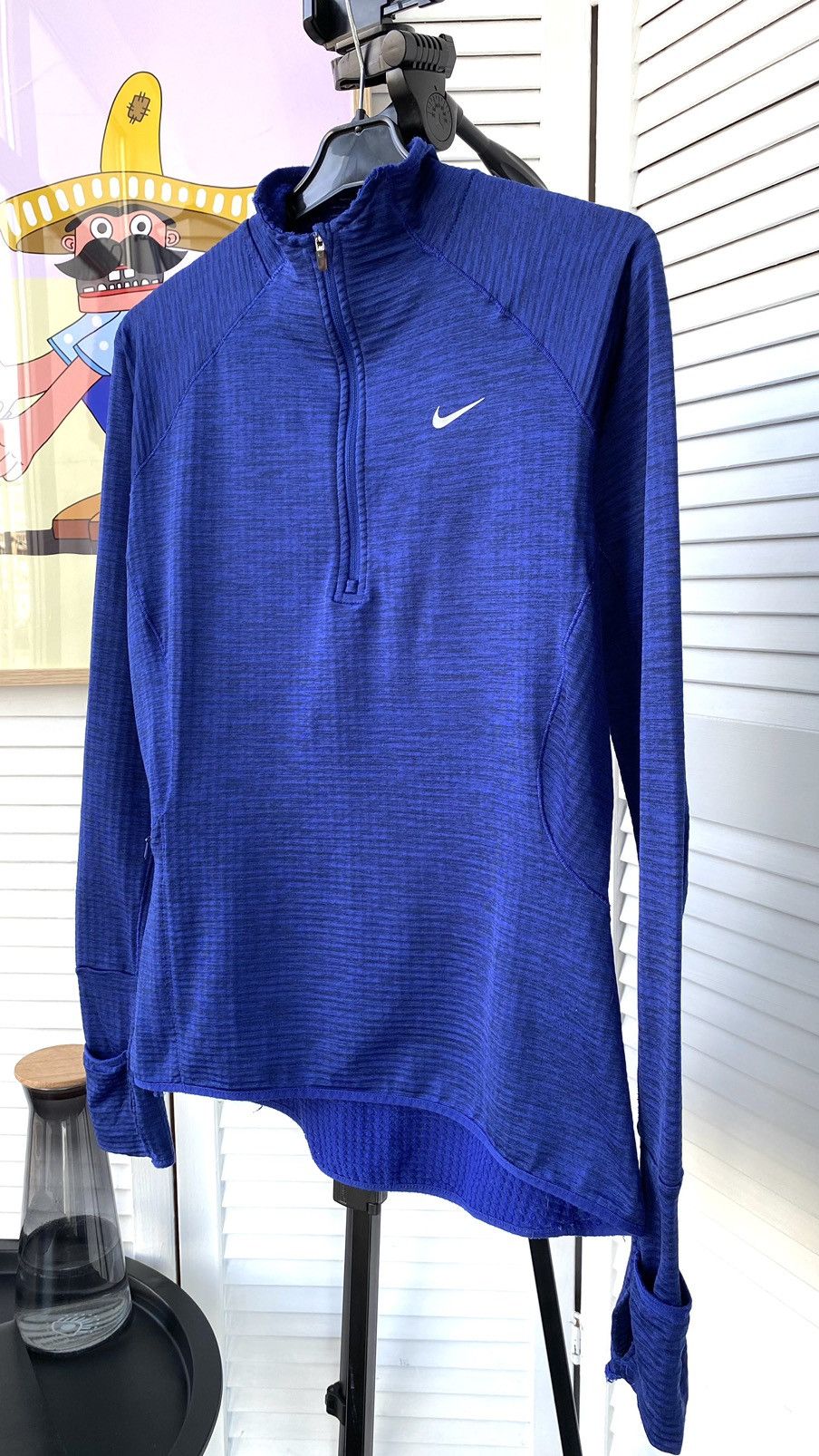 Nike Nike Element Sphere Running 1/4 Zip Fleece Sweater Size S / US 4 / IT 40 - 7 Thumbnail