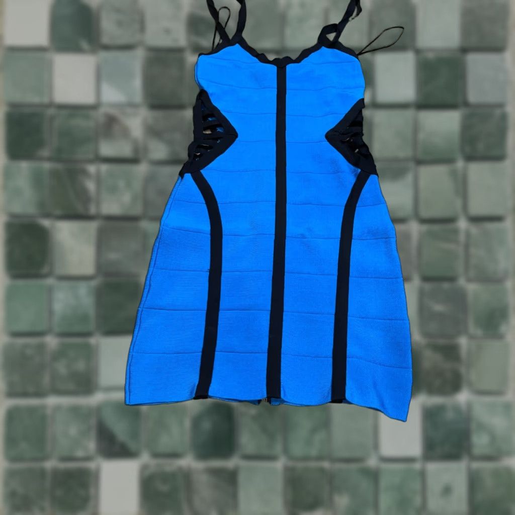 Vintage Ardene Dress Womens Size S Blue Sleeveless Mini Short Casual Dress - Ardene Regular Womens S Blue Sleeveless Size S / US 4 / IT 40 - 1 Thumbnail