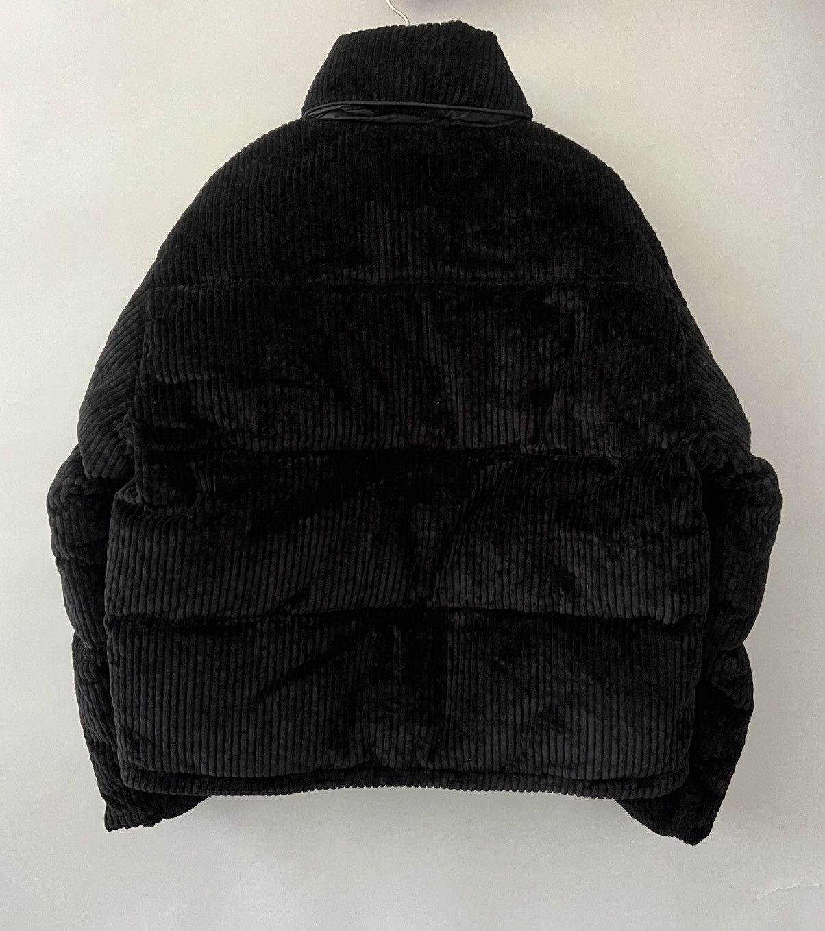 Prada Prada Logo Velvet Puffer Jacket Size US L / EU 52-54 / 3 - 3 Thumbnail