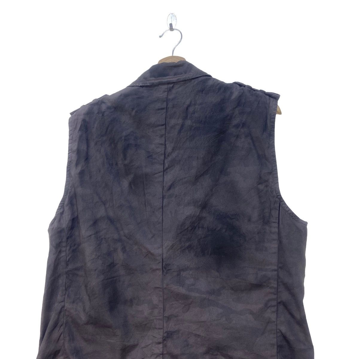 🔥Rare Emmegierrefashion Discoloured Style Sleeveless Jacket