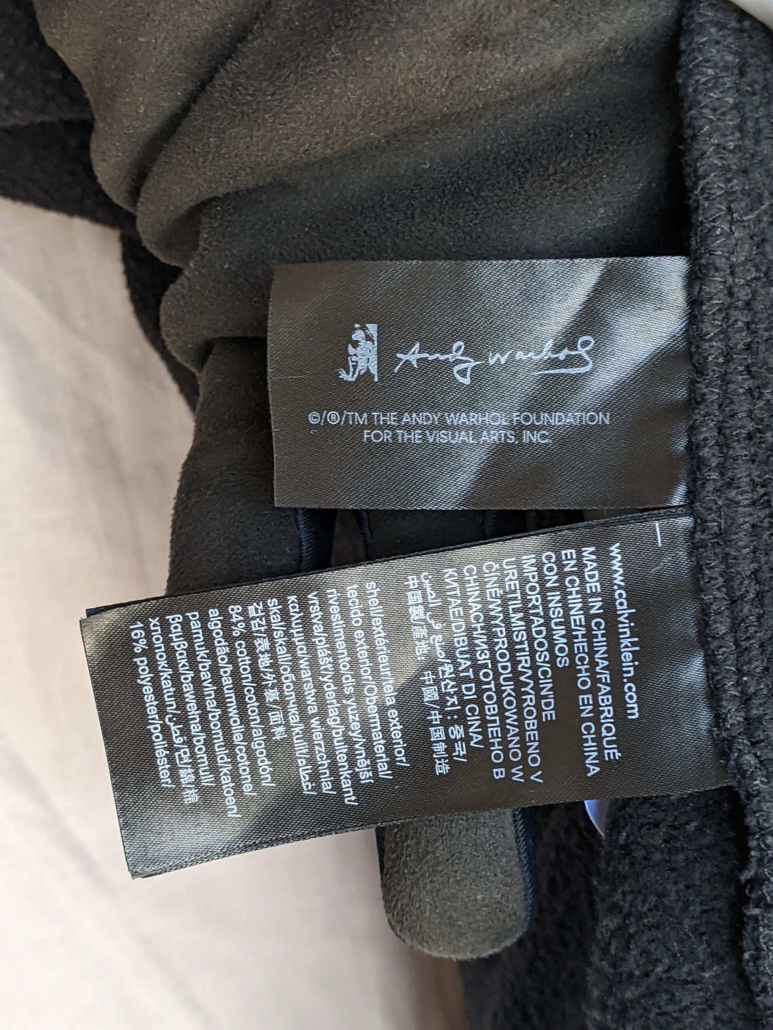 Andy Warhol × Calvin Klein 205W39NYC Calvin Klein Andy Warhol Raf Simons Black Hoodie Sweatshirt Size US XL / EU 56 / 4 - 13 Thumbnail
