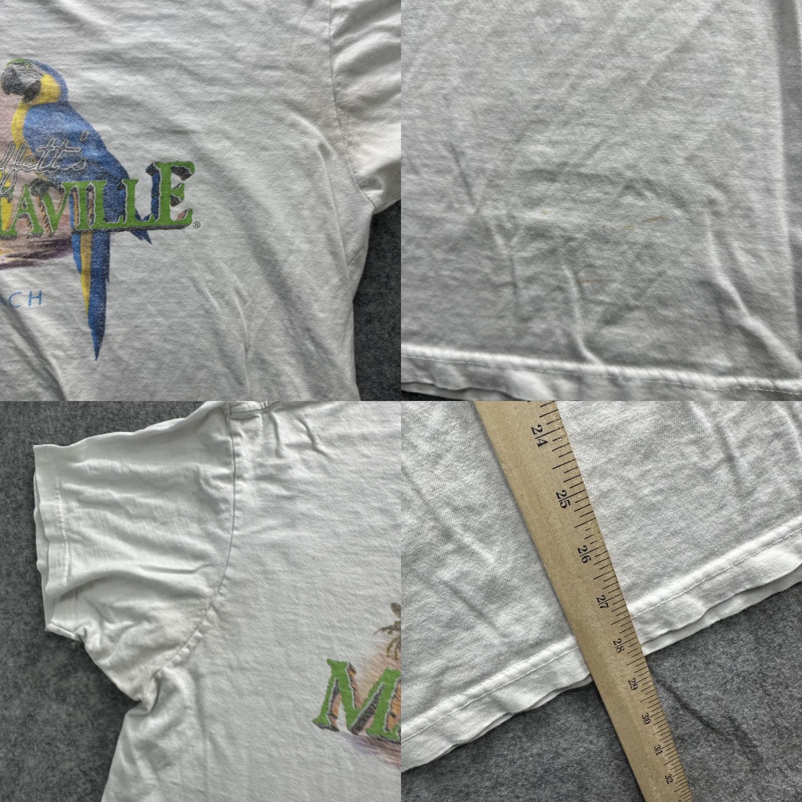Vintage Margaritaville Shirt Mens XL White Parrot Graphic Tee Myrtle Beach Tee Shirt Graphic Print Crew Neck Short Sleeve Size US XXL / EU 58 / 5 - 8 Thumbnail
