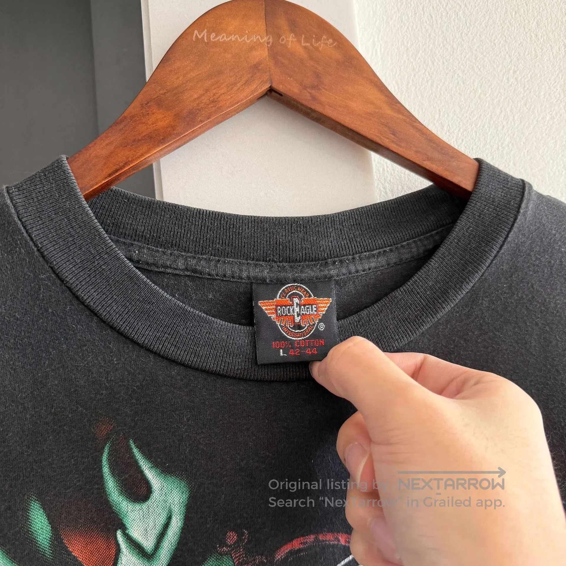 Vintage Vintage Slayer 00s Bootleg Travis Scott Tee. Size US M / EU 48-50 / 2 - 3 Thumbnail