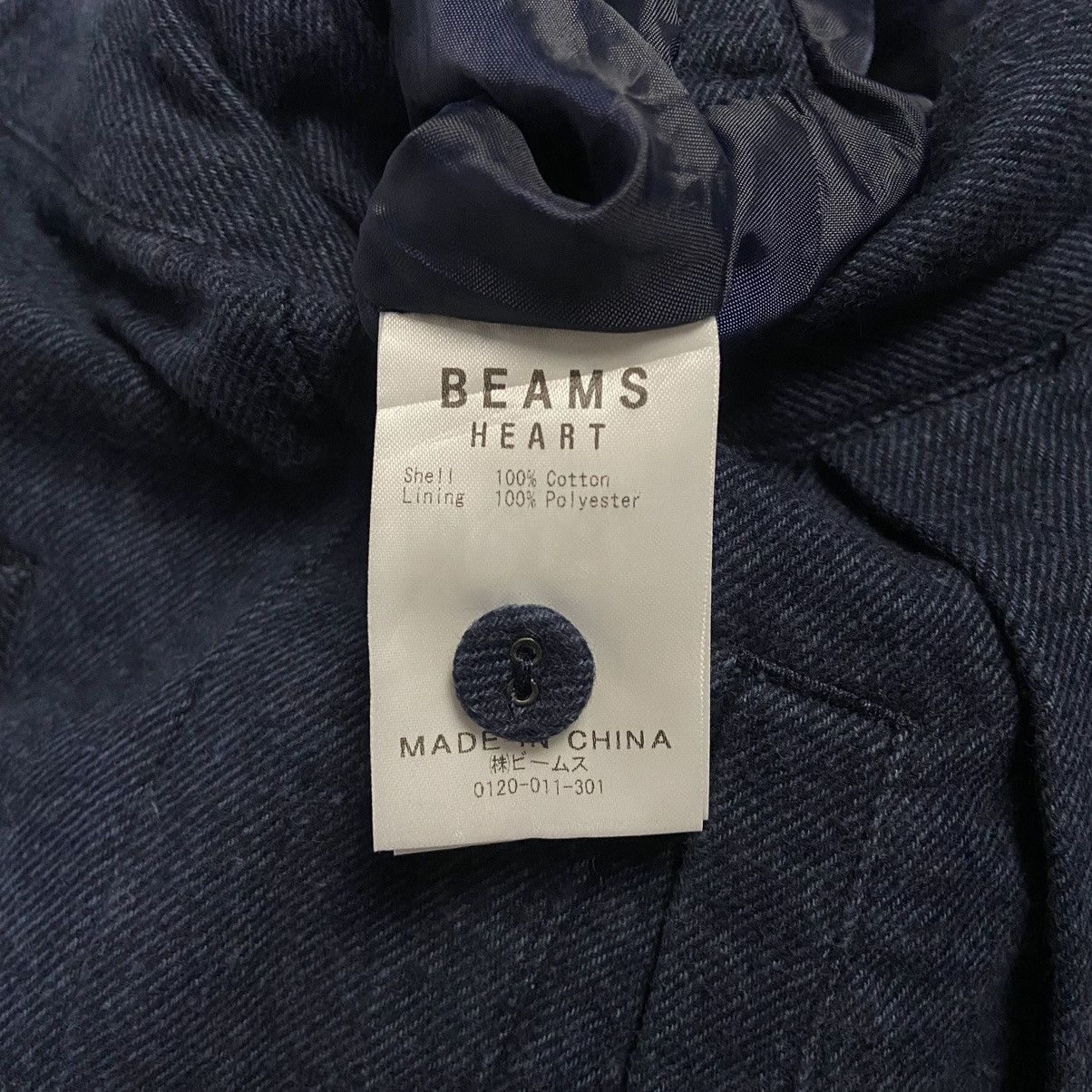 Beams Plus BEAMS HEART Navy Pleated Wide Leg Pants S Size US 28 / EU 44 - 6 Thumbnail