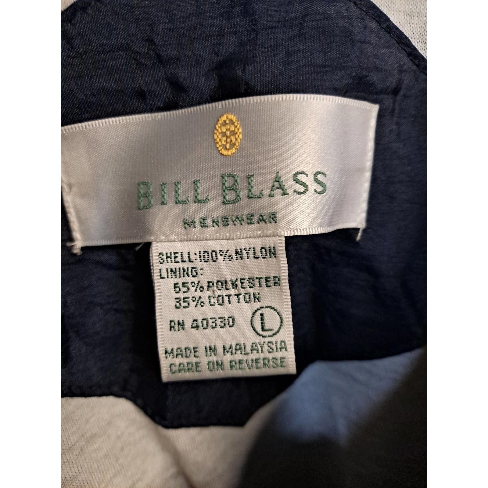 Bill Blass Vintage Bill Blass Green, Blue and White Lightweight Coat Si Size US L / EU 52-54 / 3 - 3 Thumbnail