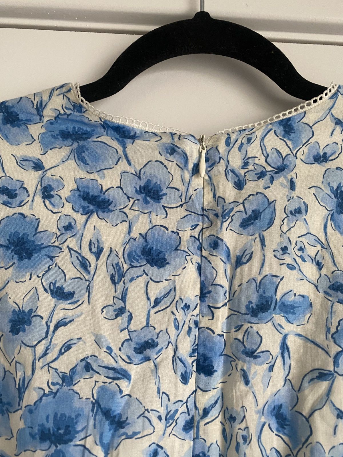 Other Maison Tara Sleeveless Mixed Bluebell Print Wrap Maxi Dress Size XL / US 12-14 / IT 48-50 - 11 Thumbnail