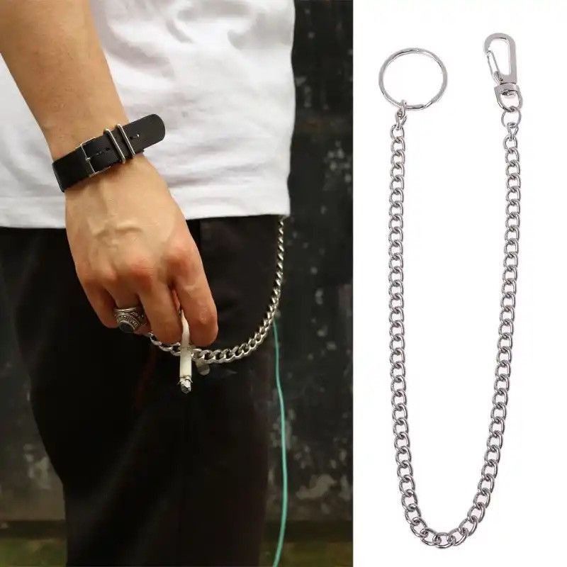 Other Travel Wallet Chain Heavy Duty Jeans Link Coil Leash Size ONE SIZE - 1 Thumbnail