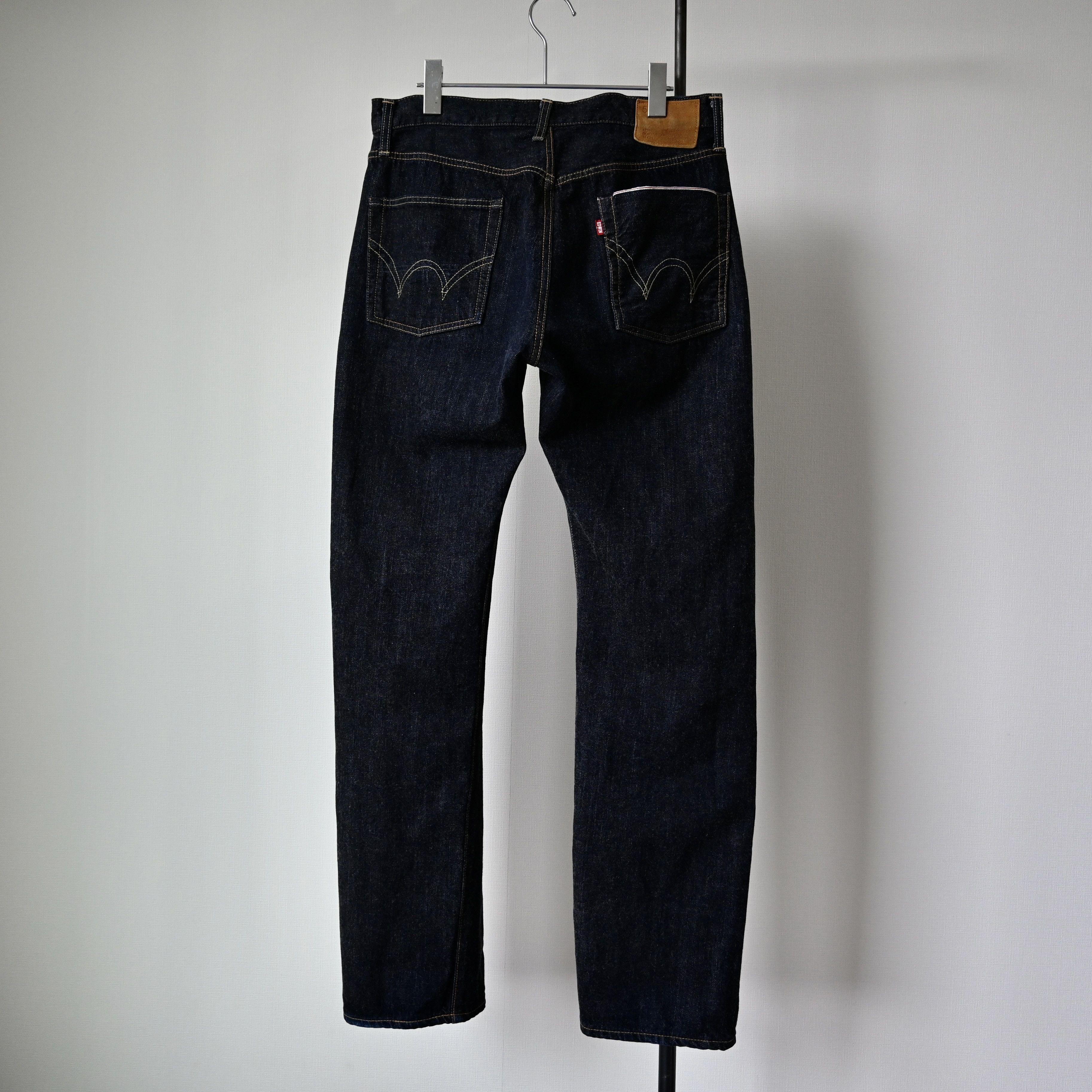 Edwin VTG 2000s EDWIN 505s dark indigo selvedged denim jeans Size US 33 - 2 Thumbnail