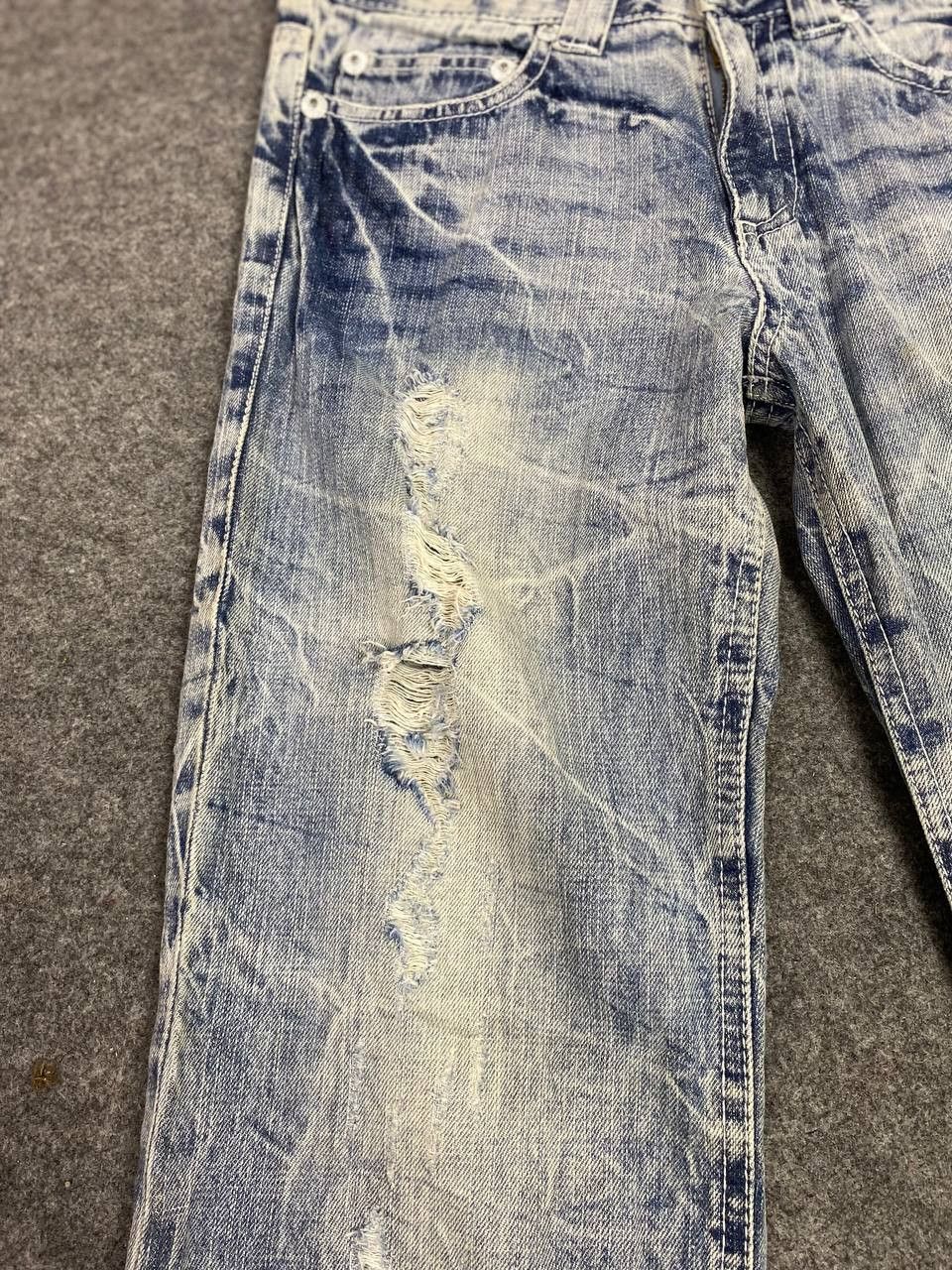 Japanese Brand rush hour japanese brand acid wash denim Size 31" - 9 Thumbnail