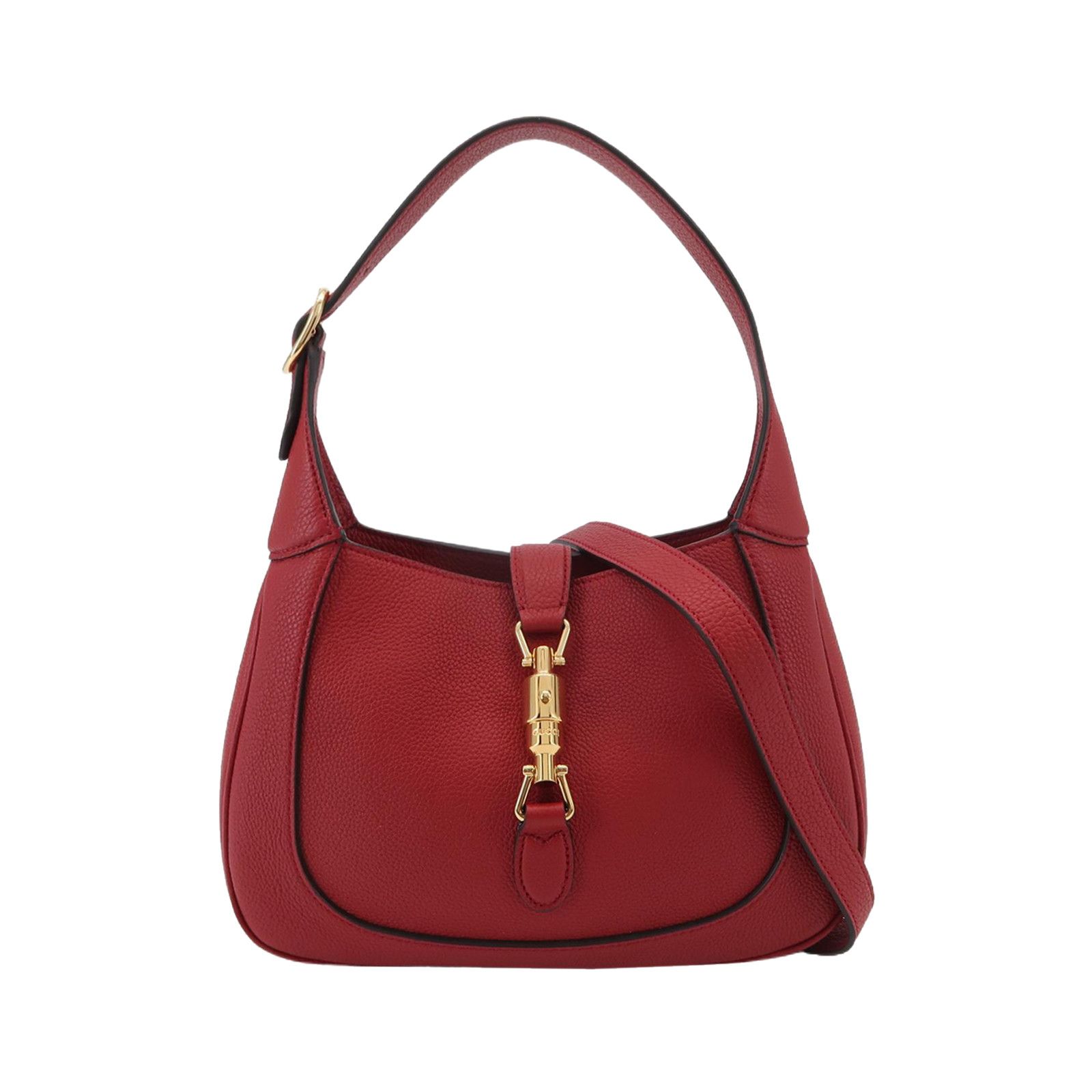 Gucci Gucci Red Leather Jackie 1961 Small Shoulder Bag Size ONE SIZE - 1 Thumbnail