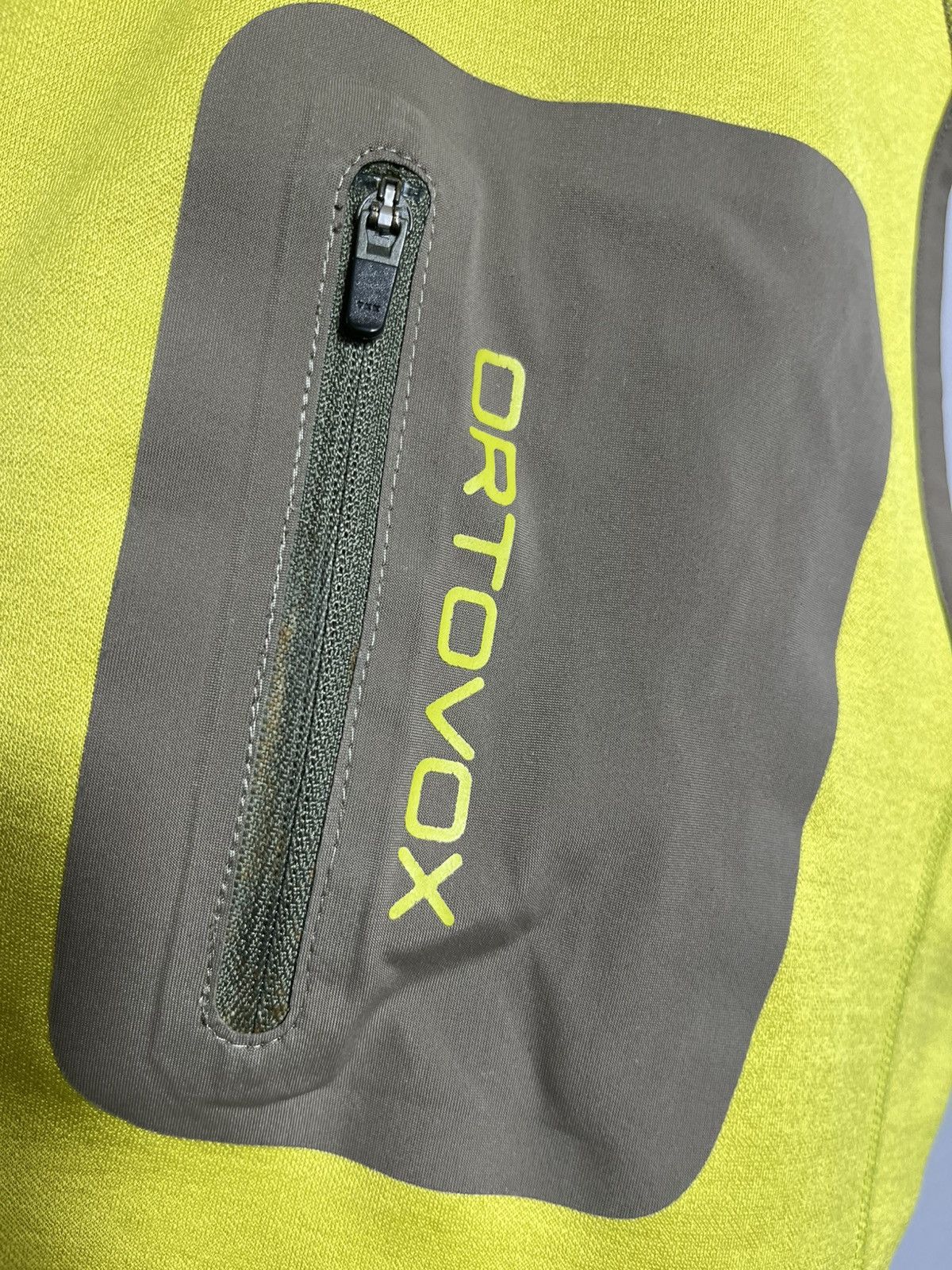 ORTOVOX × Sports Specialties Ortovox Men’s Merino Inside Fleece Grid Yellow Vest Jacket Size US S / EU 44-46 / 1 - 4 Thumbnail