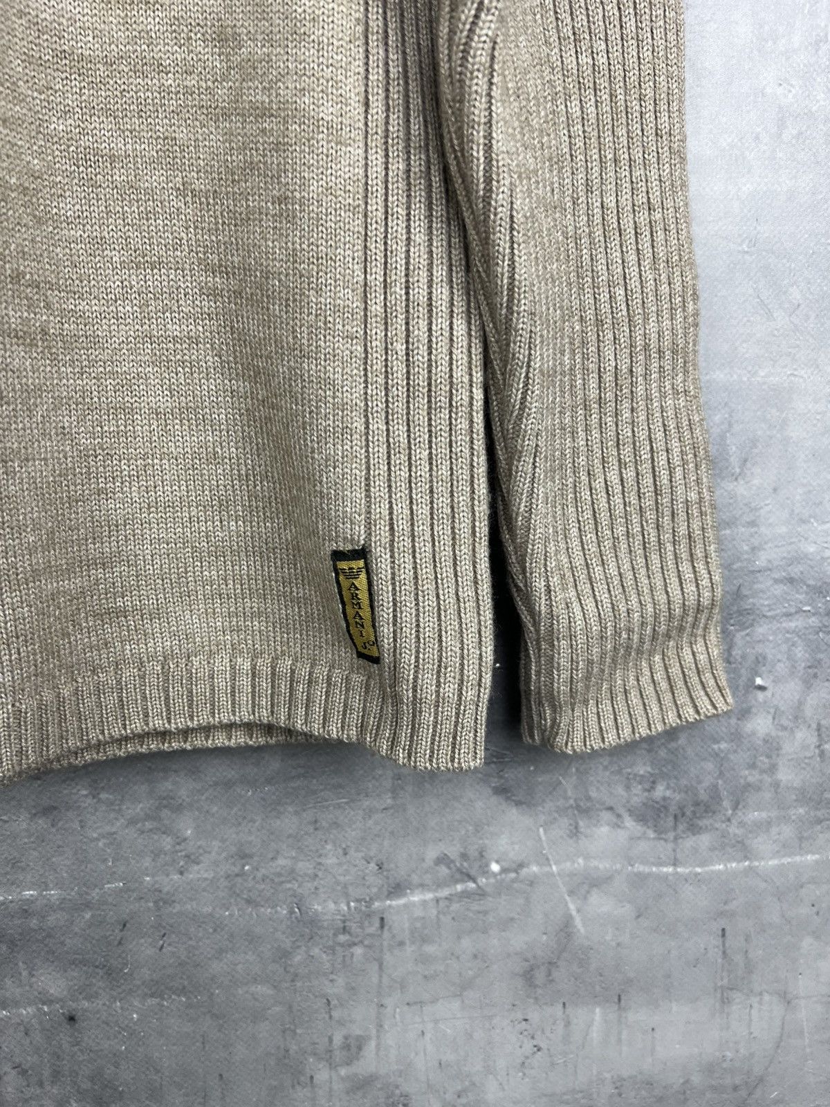 Emporio Armani Vintage Emporio Armani Beige Wool Men’s Sweater Size M Size US M / EU 48-50 / 2 - 5 Thumbnail