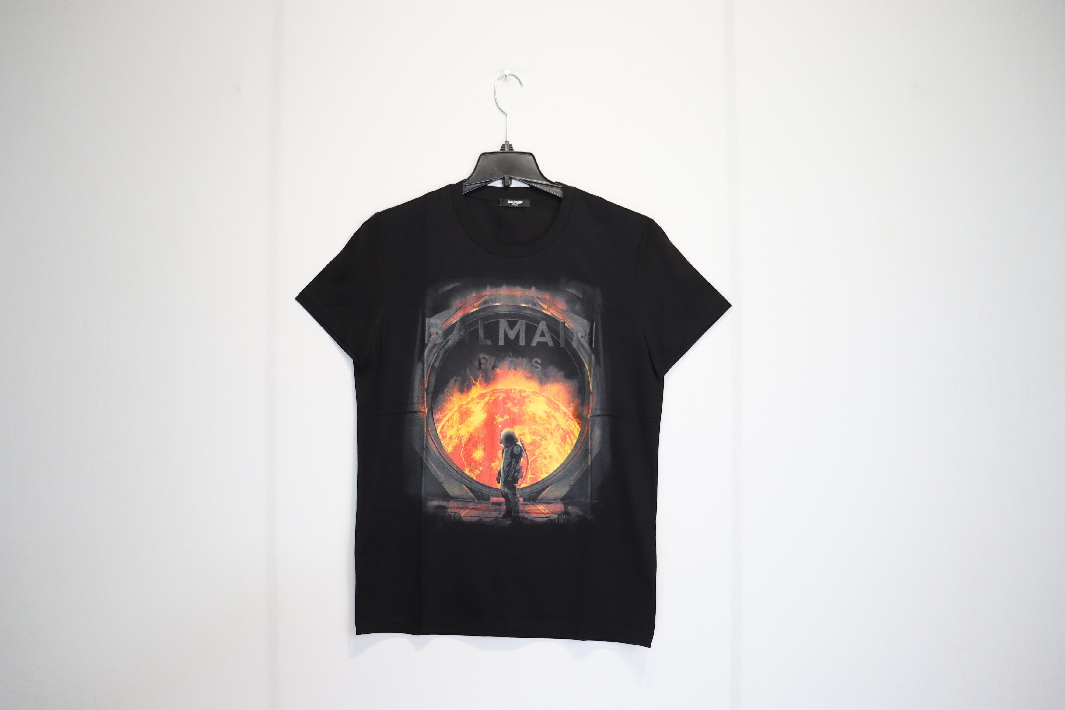 Balmain o1rshd1 Apocalypse Tee T-Shirt in Black & Multi Size US M / EU 48-50 / 2 - 1 Thumbnail