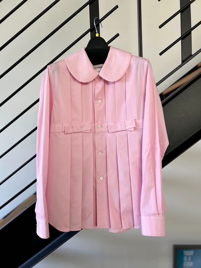 Comme des Garcons Comme Des Garcons Spring/Summer Shirt Pink Size S / US 4 / IT 40 - 3 Thumbnail