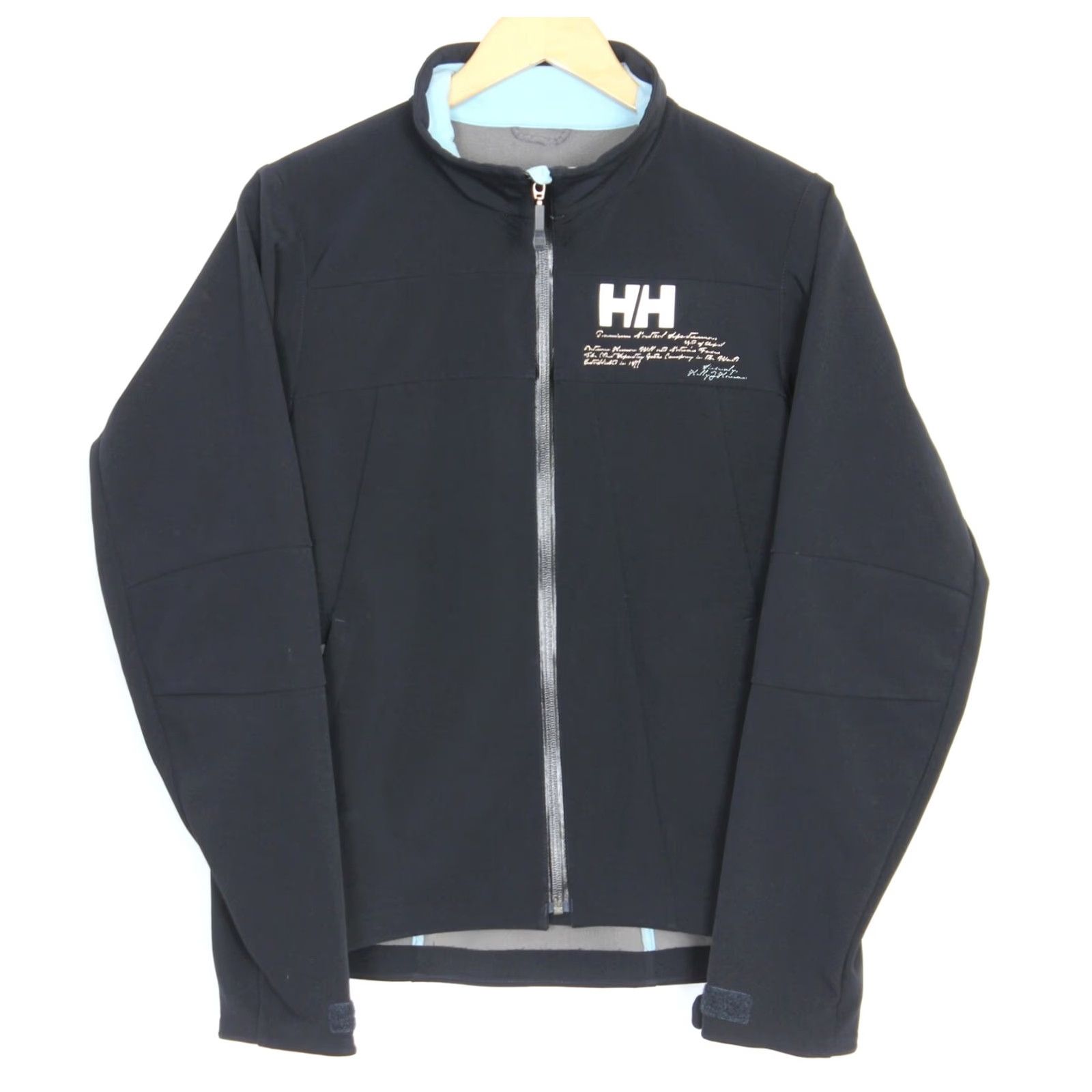 Helly Hansen VINTAGE HELLY HANSEN Navy Blue Soft Shell Jacket Women M MJ1428 Size M / US 6-8 / IT 42-44 - 2 Thumbnail