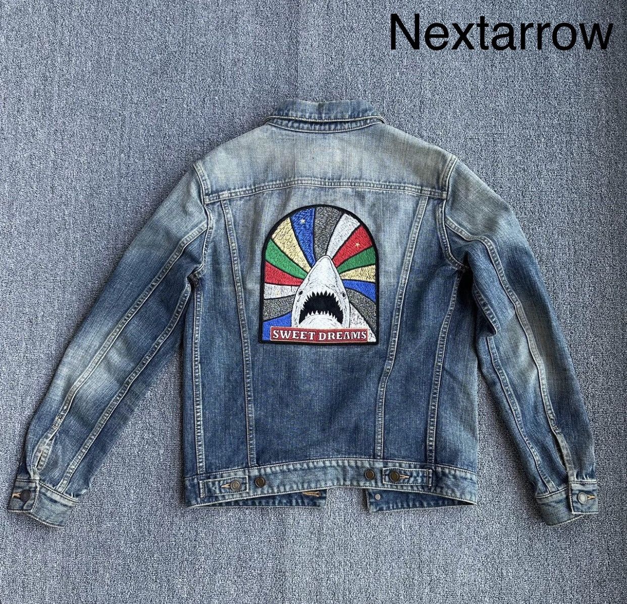 Saint Laurent Paris × Yves Saint Laurent SAINT LAURENT limited edition shark denim jacket 2412- Size US S / EU 44-46 / 1 - 2 Thumbnail