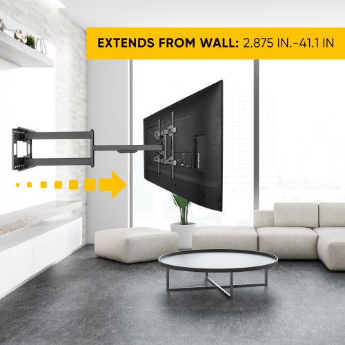 Designer × Homemade Full Motion Extra Extension TV mount for 43-90" Size US L / EU 52-54 / 3 - 4 Thumbnail