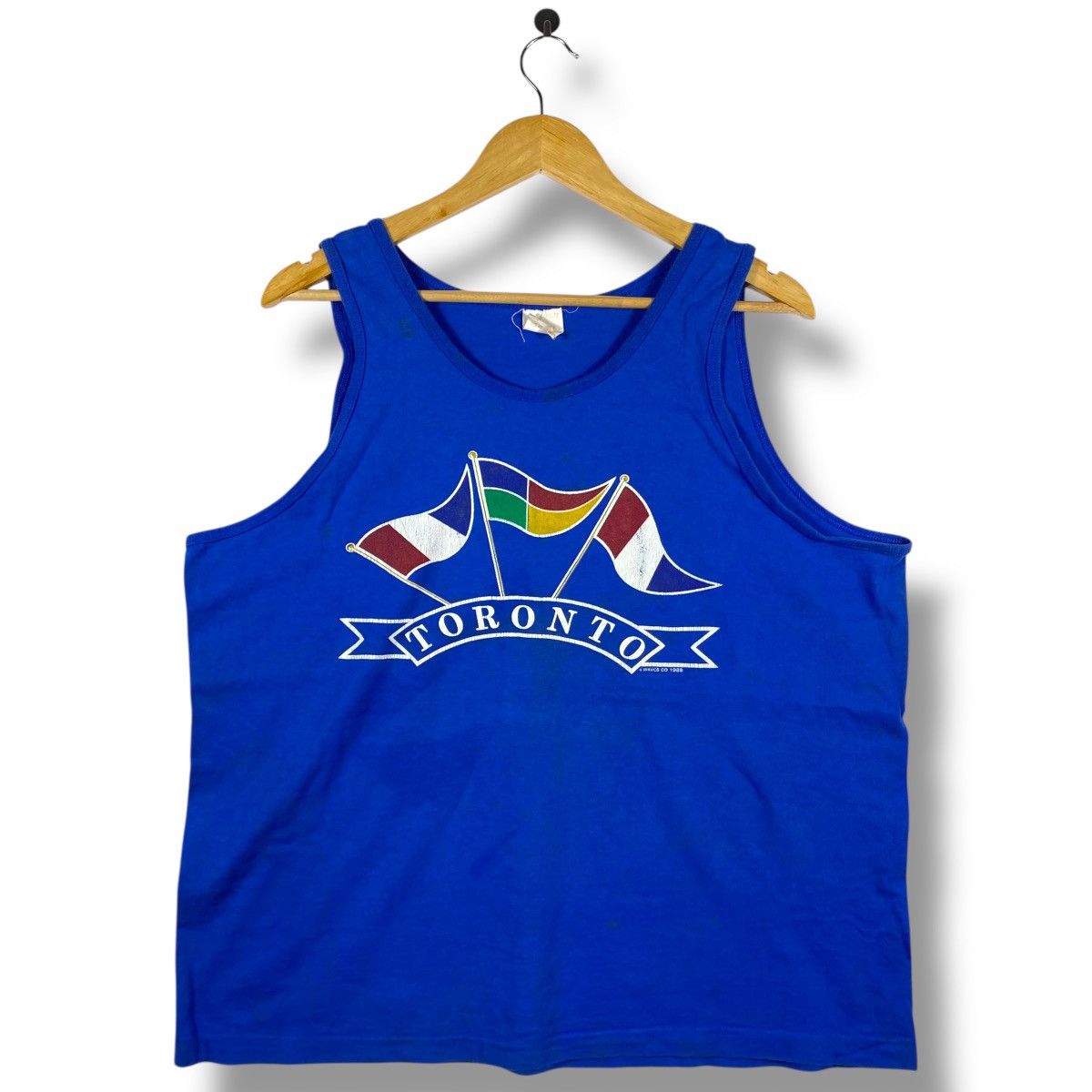 Vintage Vintage 80's TORONTO Graphic Tank Tops Extra Large Size Size US L / EU 52-54 / 3 - 1 Thumbnail