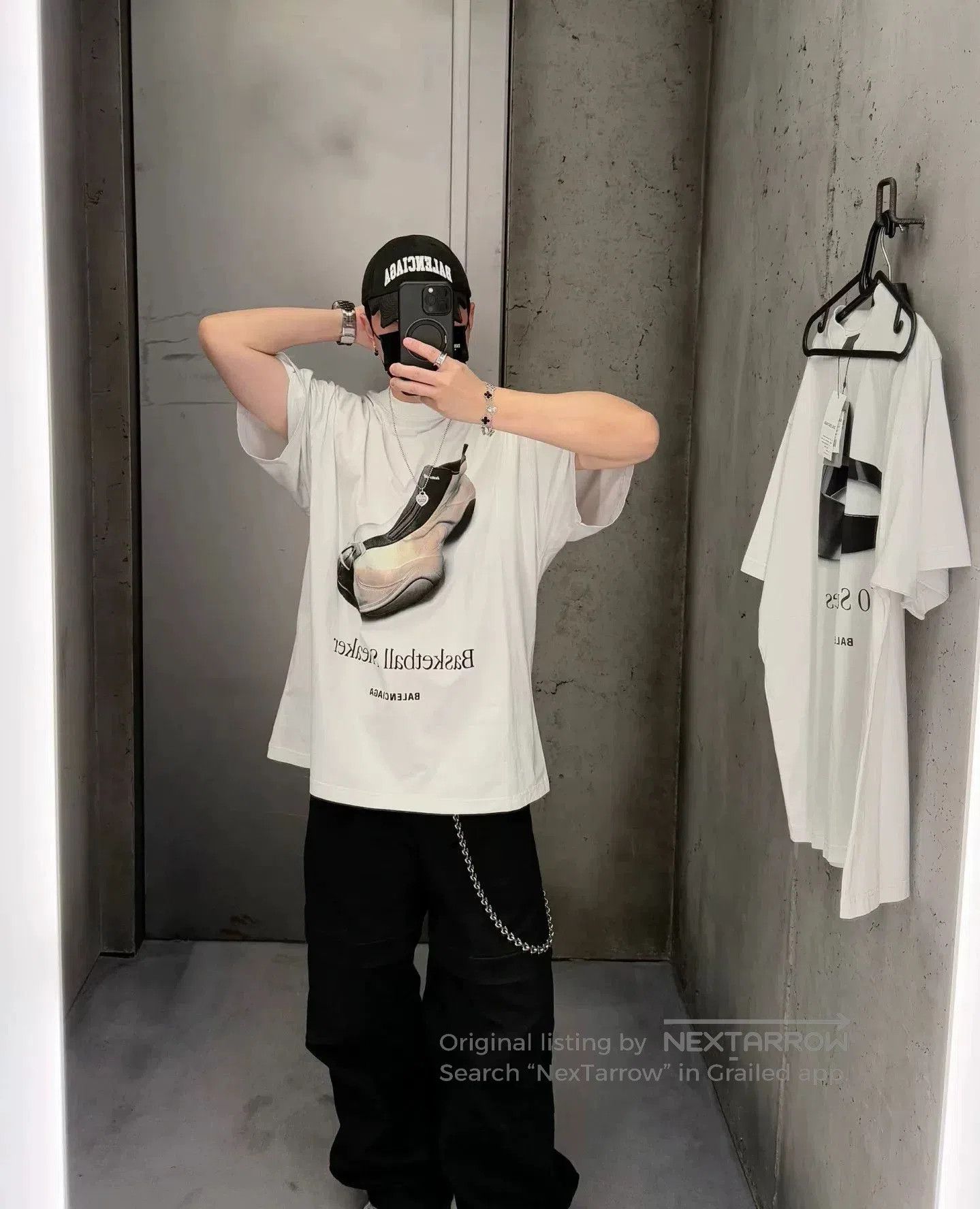 Balenciaga Balenciaga Basketball Sneaker Logo Tee. Size US M / EU 48-50 / 2 - 9 Thumbnail