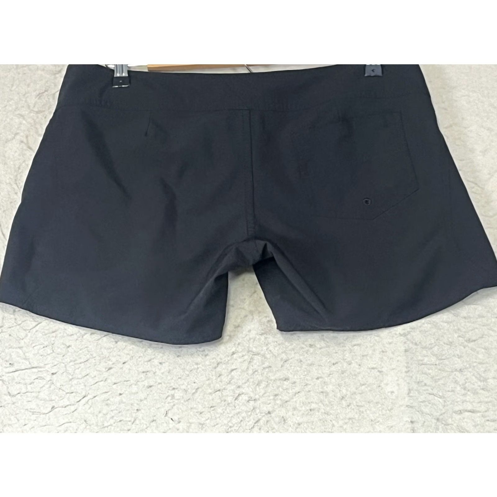 Volcom VOLCOM Beach Board Shorts Women's 9 Black Solid Drawstring Size ONE SIZE - 2 Thumbnail