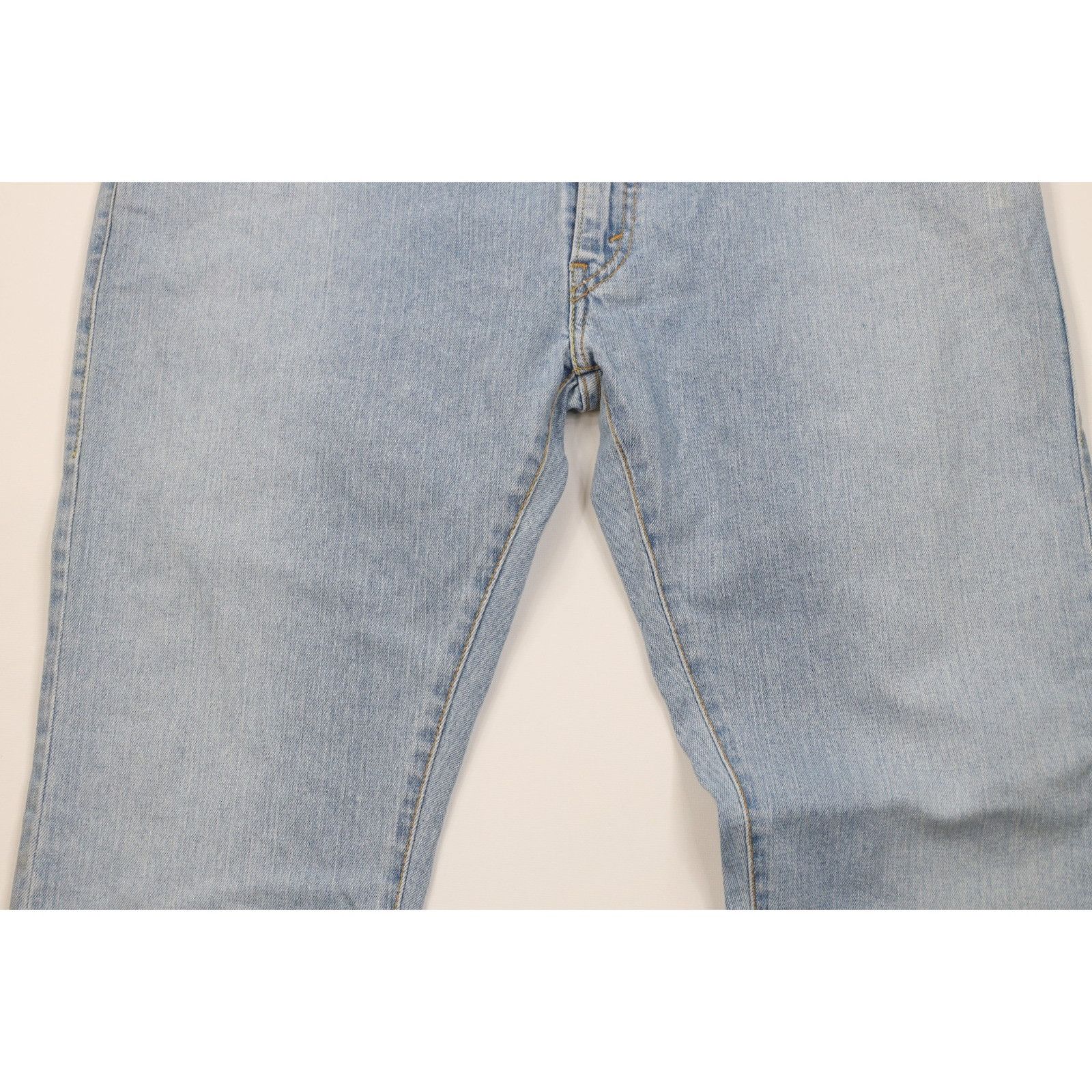 Levi's Deadstock Vintage Y2K Levis 527 Babydoll Slouch Flare Jeans Size 38" / US 16 / IT 52 - 3 Thumbnail