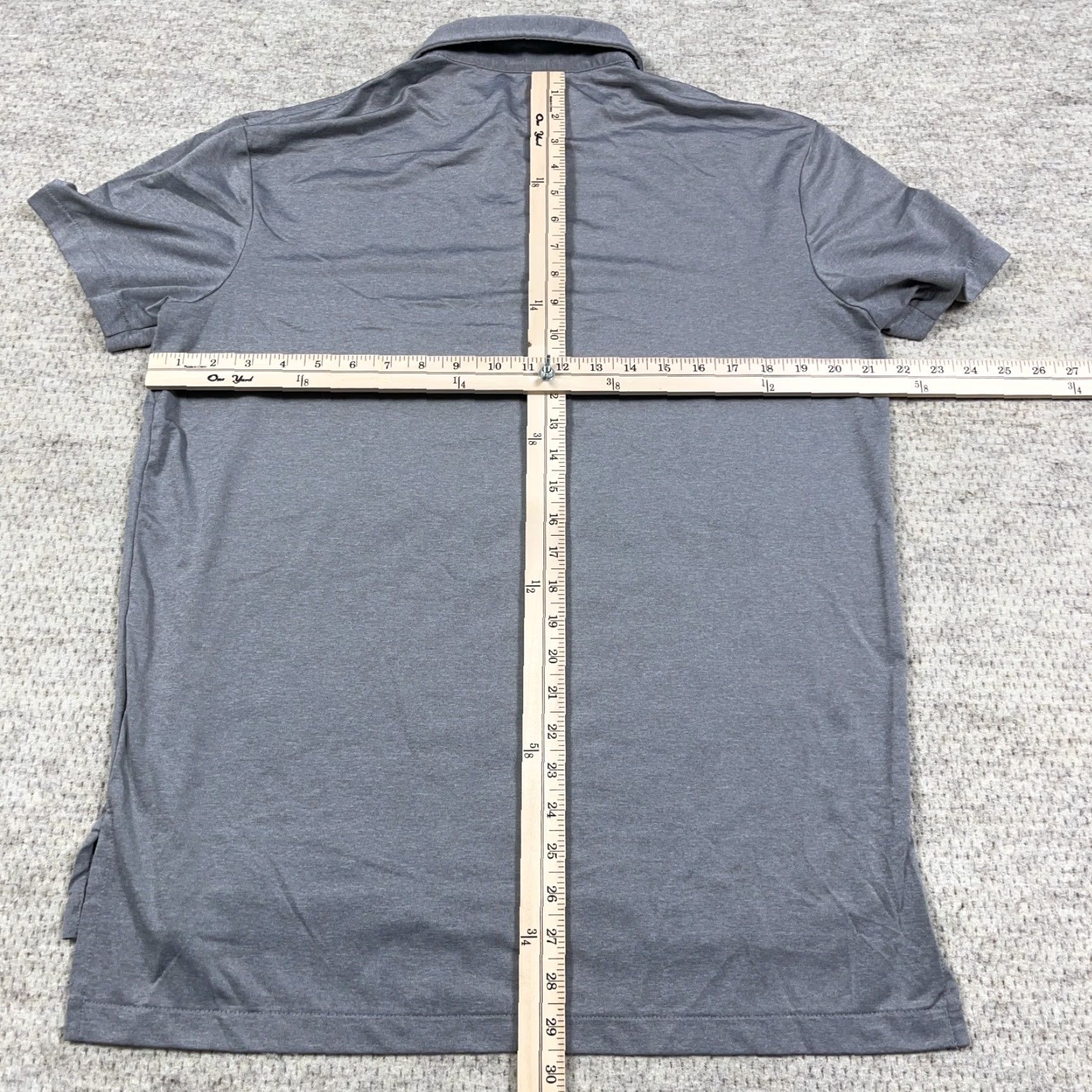 Polo Ralph Lauren Ralph Lauren Polo Shirt Men Large Gray Blue Pony Performance Golf Wicking Adult Size US L / EU 52-54 / 3 - 6 Thumbnail