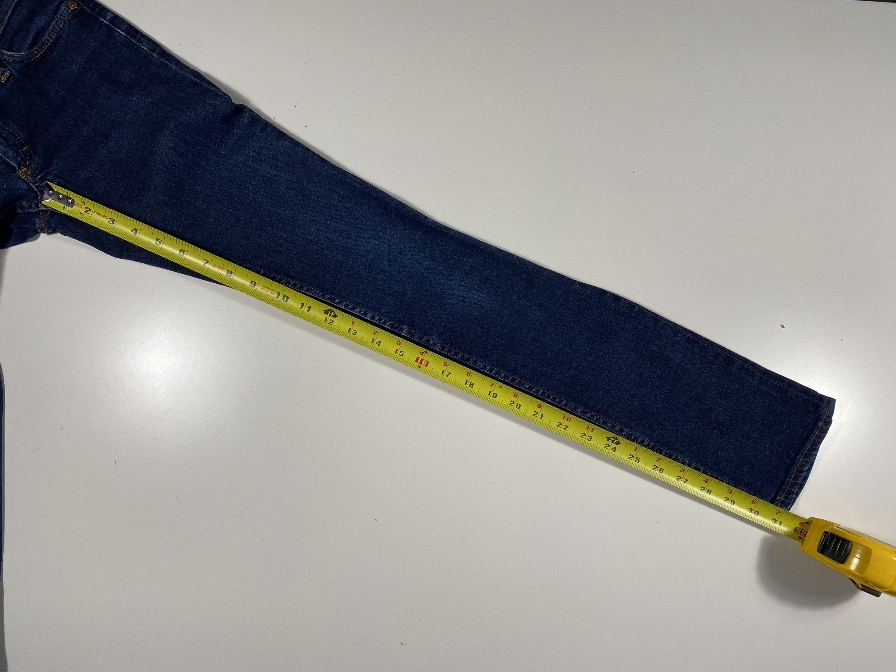 Acne Studios Acne Studios Kex Soft Raw Low Rise Slim Fit Jeans 25x31 Size 25" / US 0 / IT 36 - 9 Thumbnail