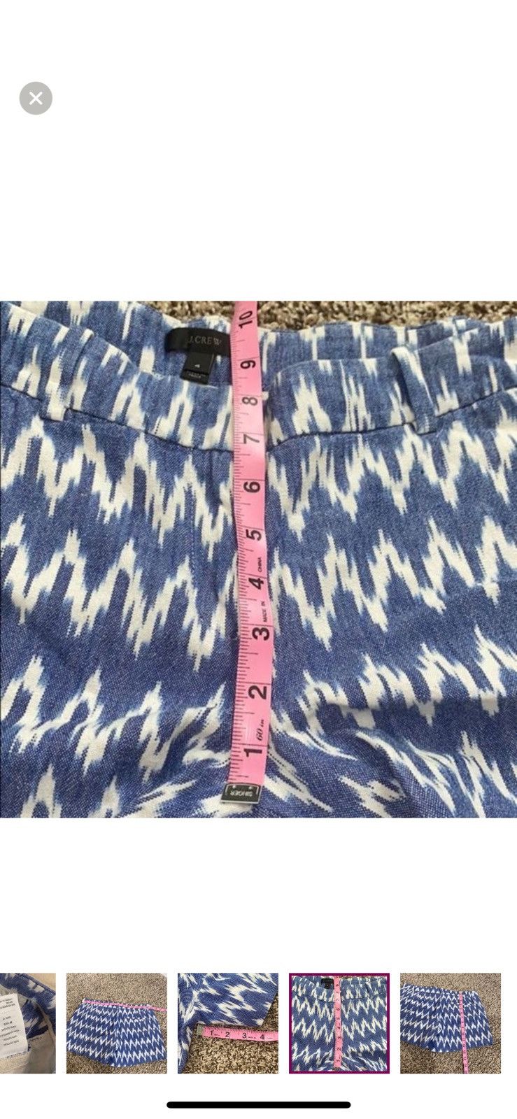 J.Crew J.crew zig zag ikat shorts size 4 Size 27" / US 4 / IT 40 - 8 Thumbnail
